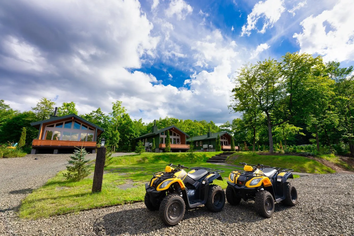 Garden view in Chill Village