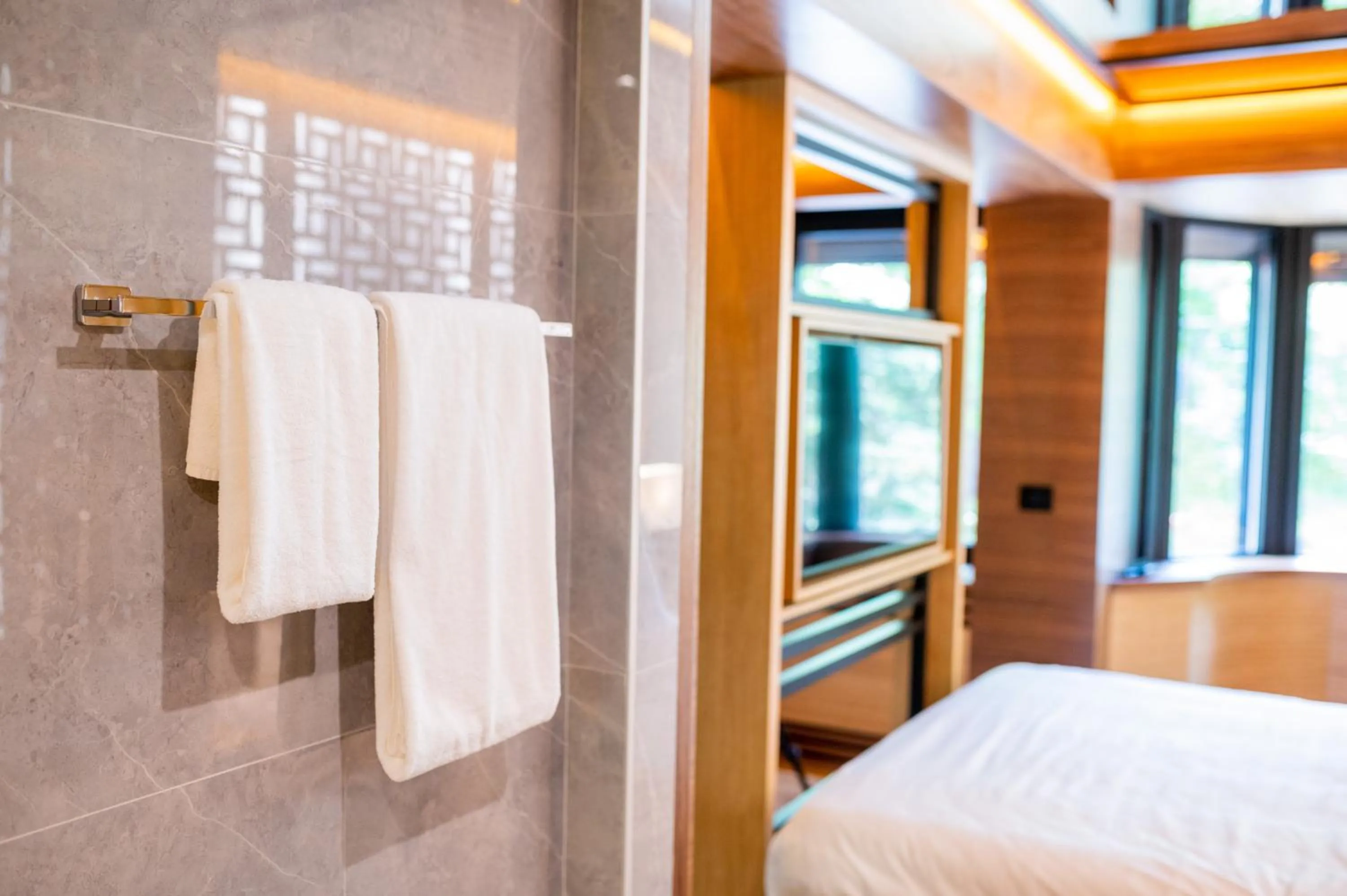 Bed in Hanami Design Hotel