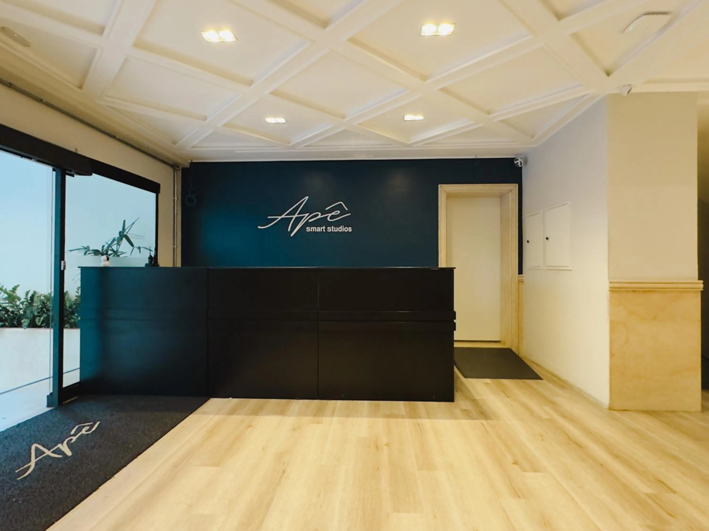 Lobby or reception in Apê Metrô Higienópolis Mackenzie