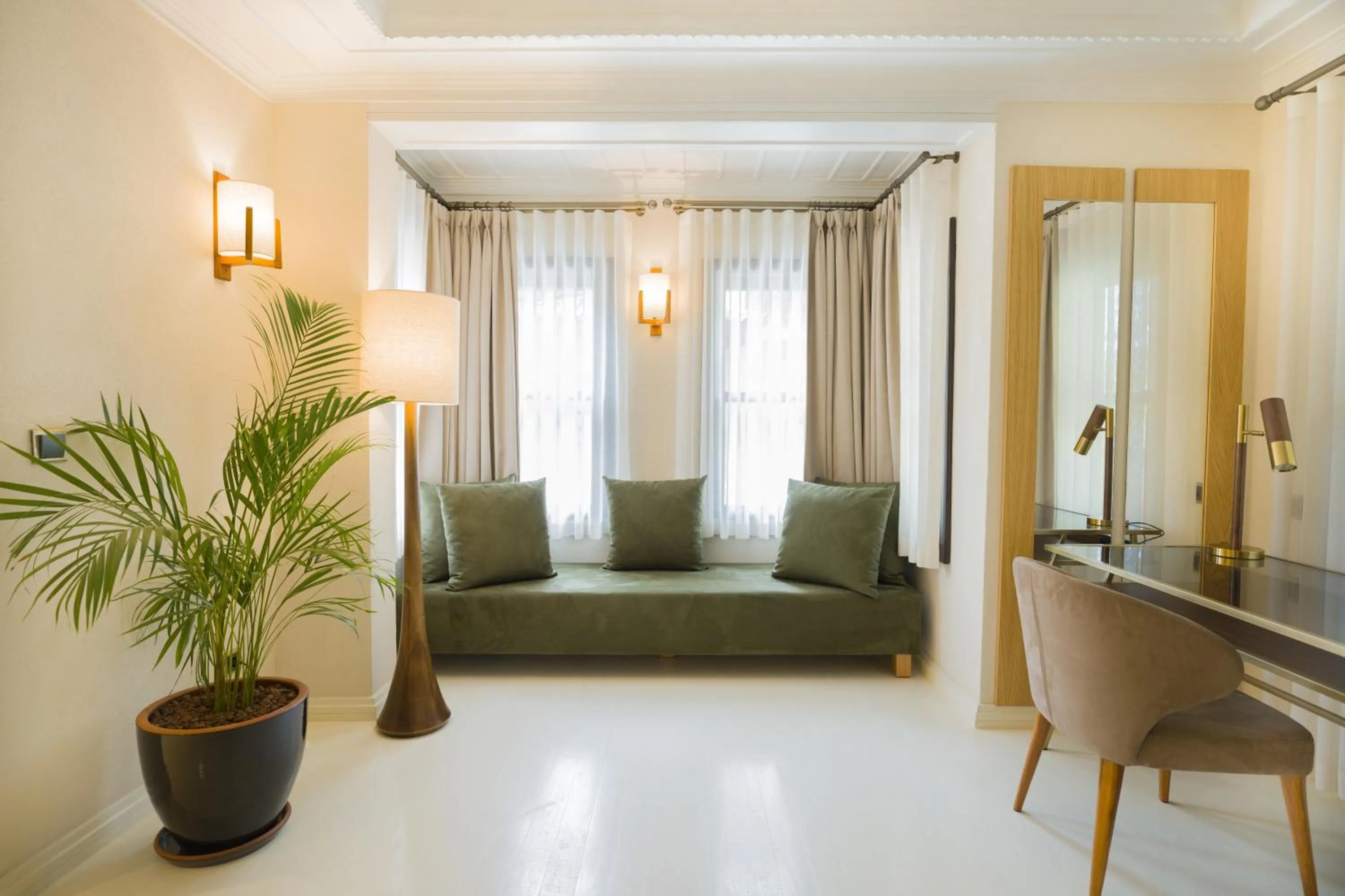 Seating area in Nuup Hotel