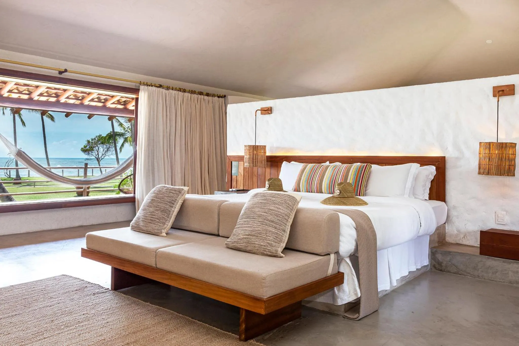 Bed in Reserva Jacumã Boutique Hotel