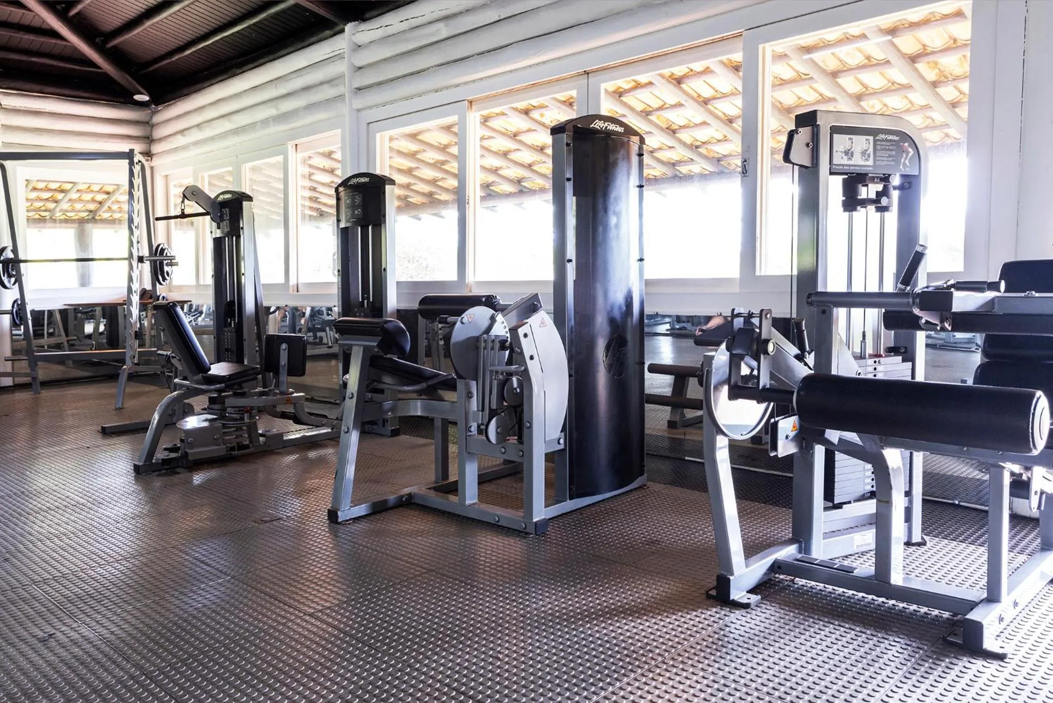 Fitness centre/facilities in Reserva Jacumã Boutique Hotel