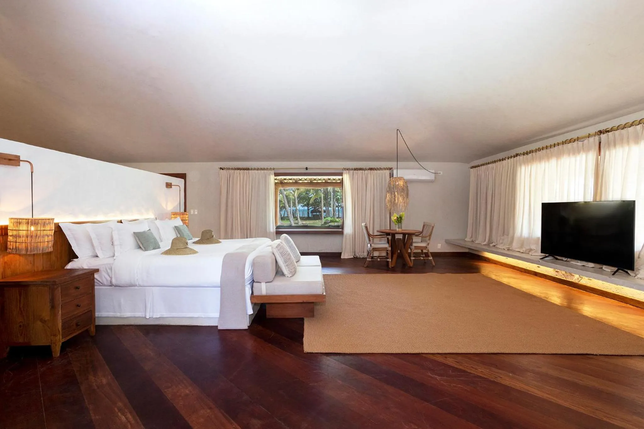 TV and multimedia, Bed in Reserva Jacumã Boutique Hotel