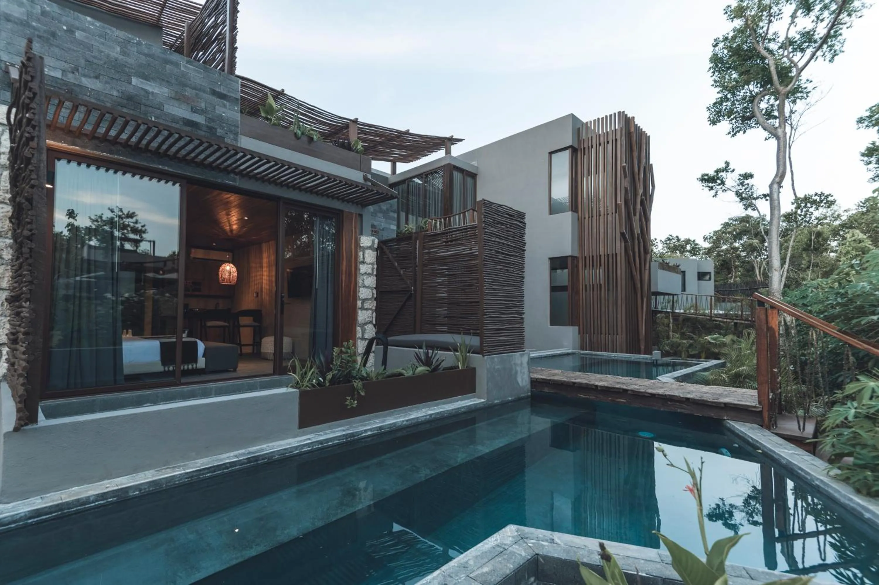 Pool view in Siwa Tulum Unique Hotel & Spa