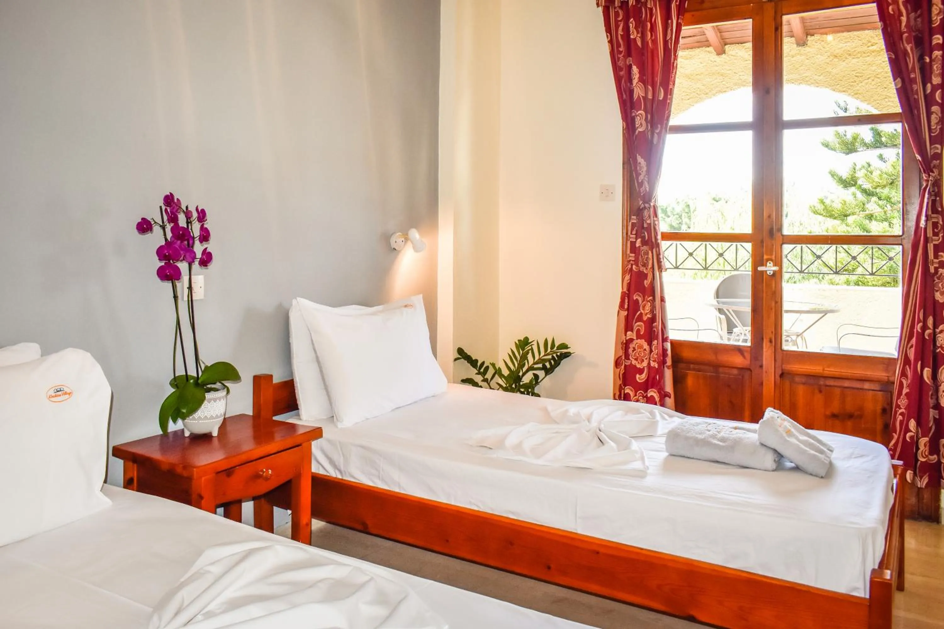 Bedroom, Bed in Koukias Village