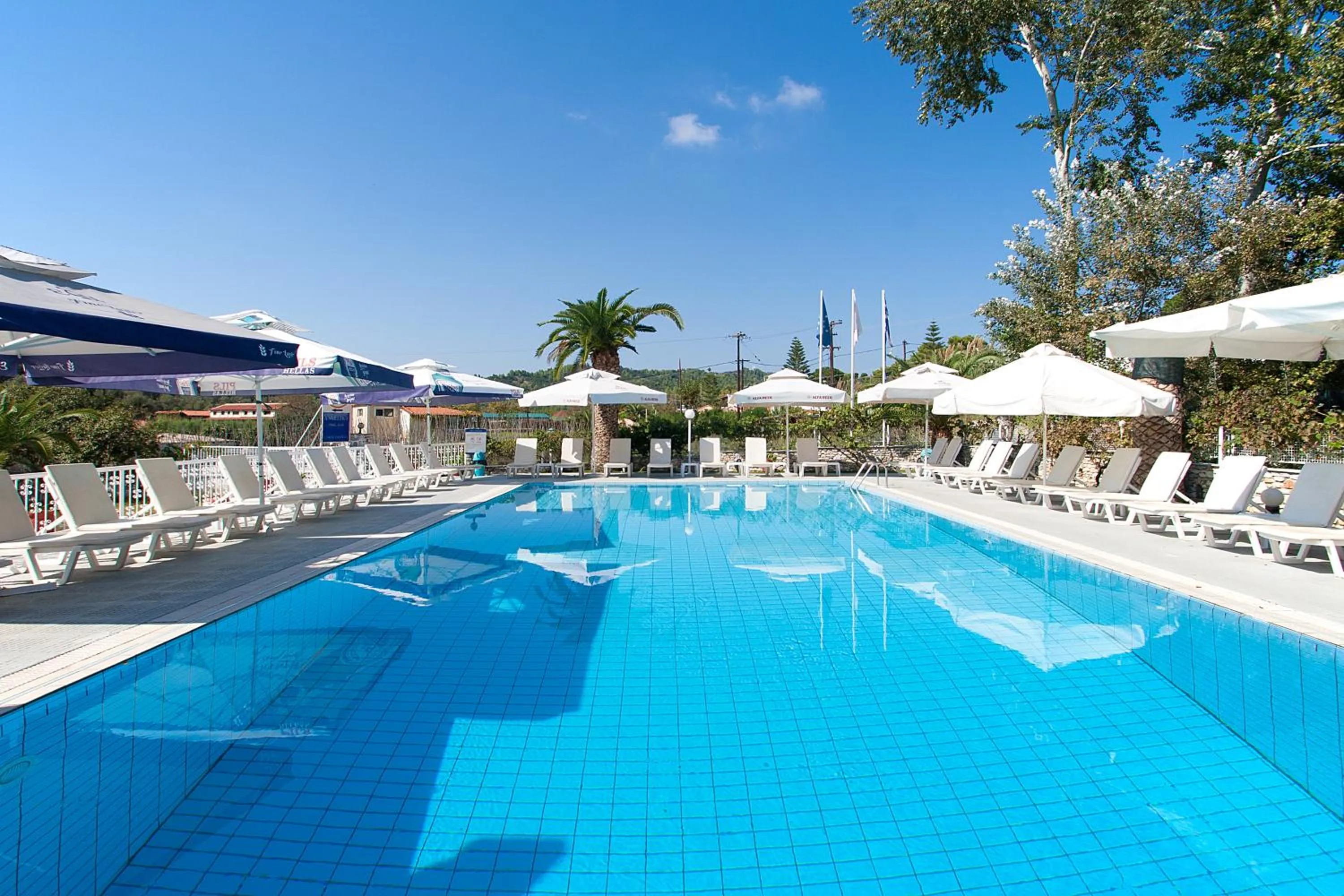 Swimming pool in Koukias Village