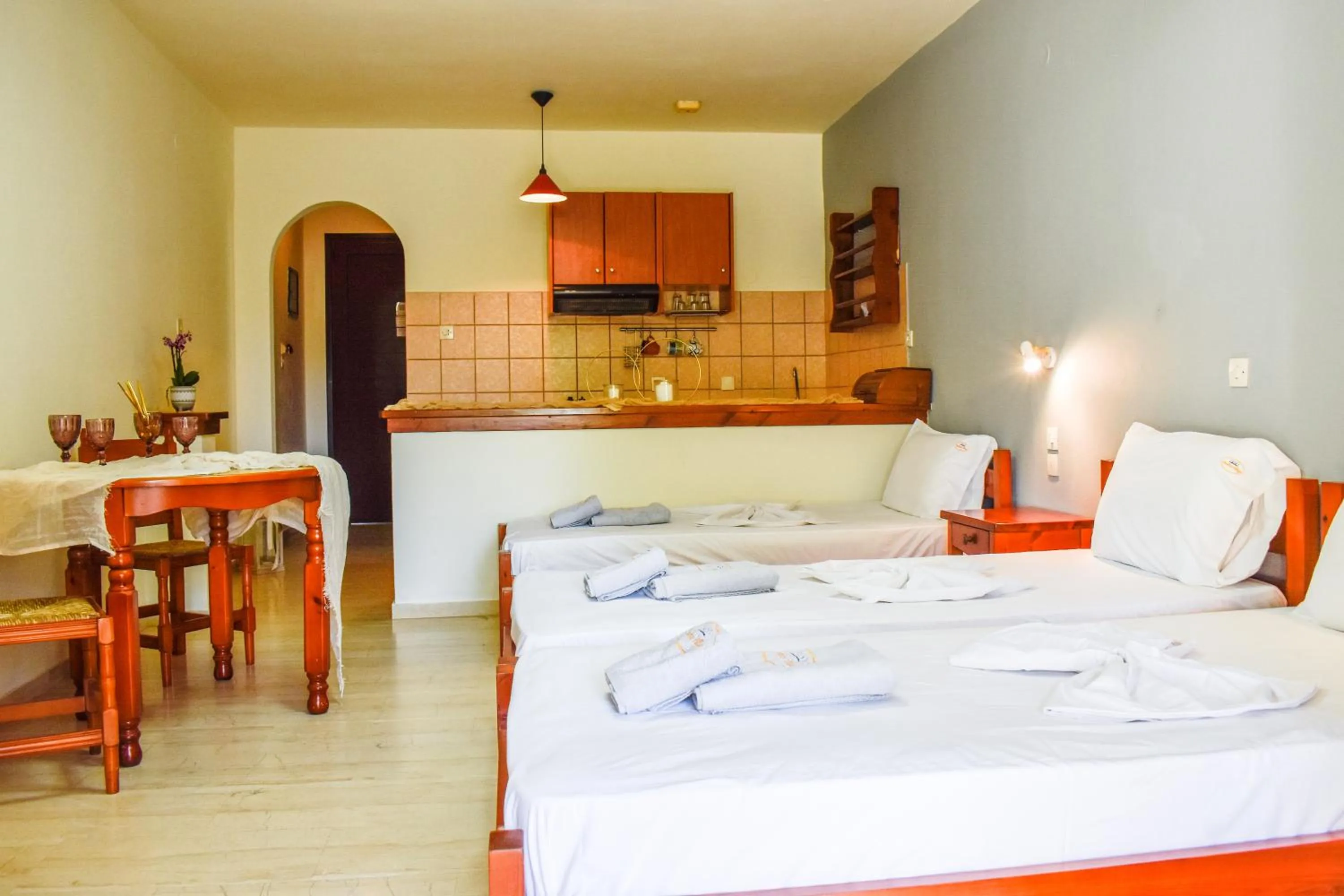 Bedroom, Bed in Koukias Village