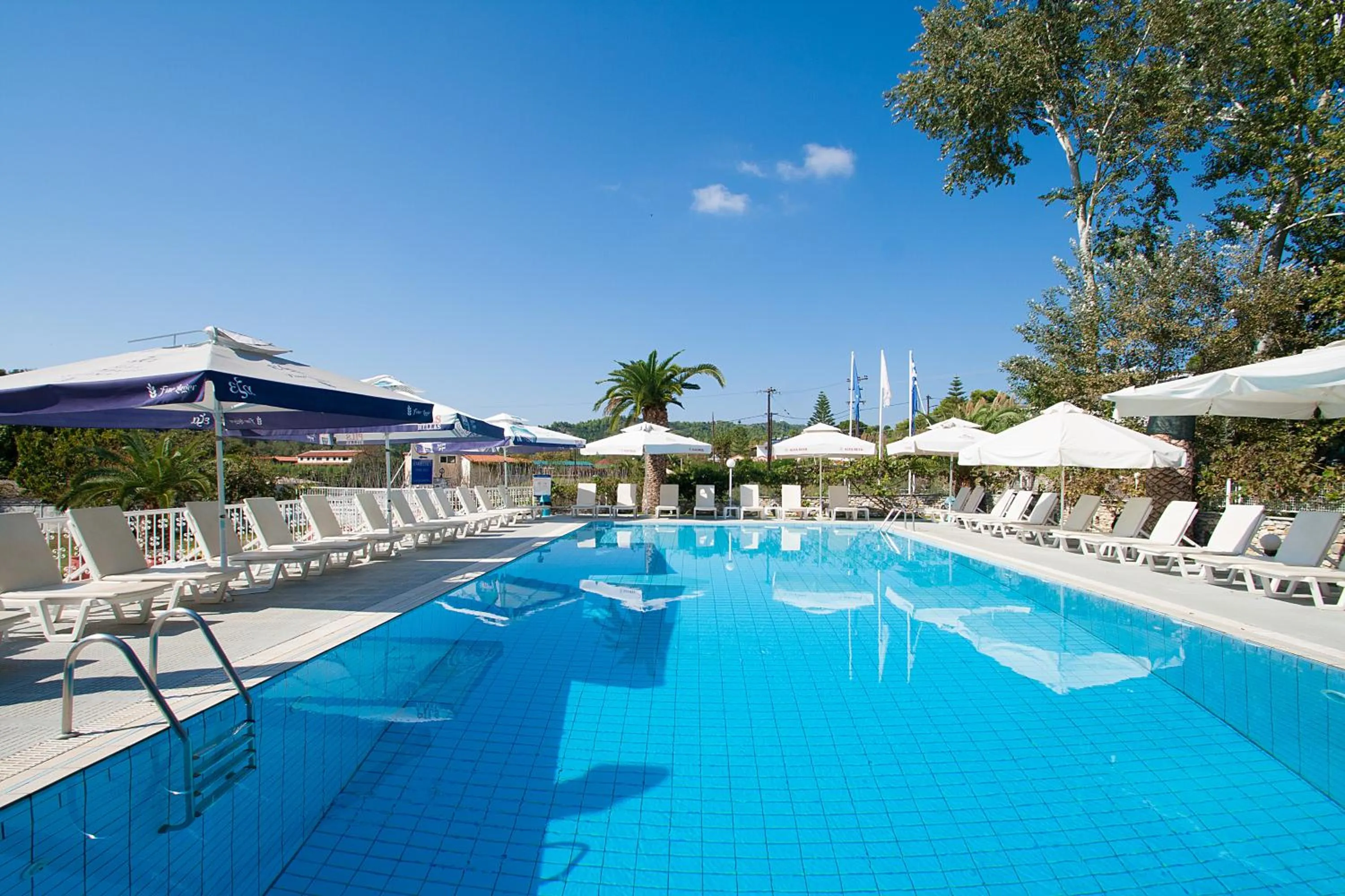 Swimming pool in Koukias Village