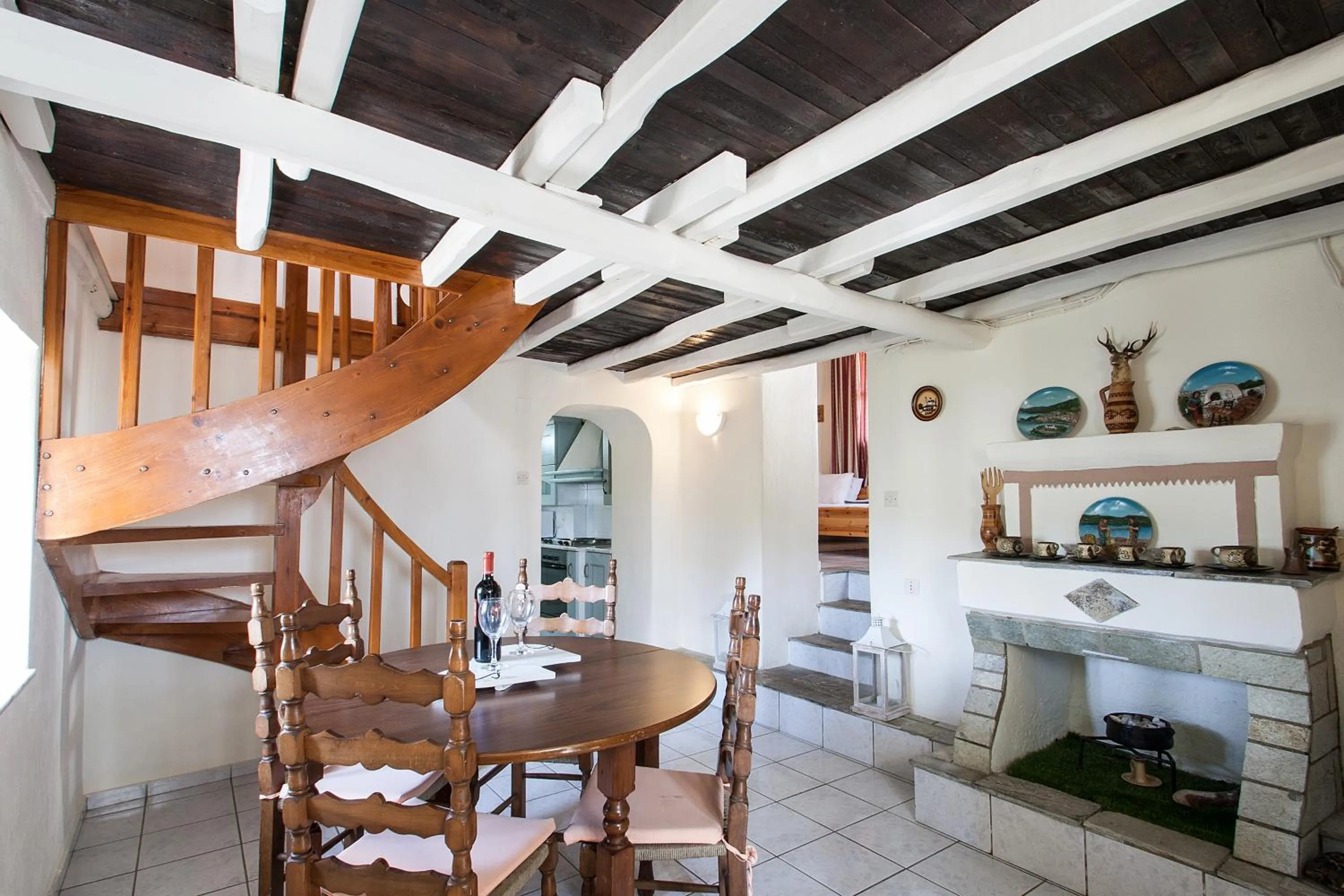 Dining area in Koukias Village