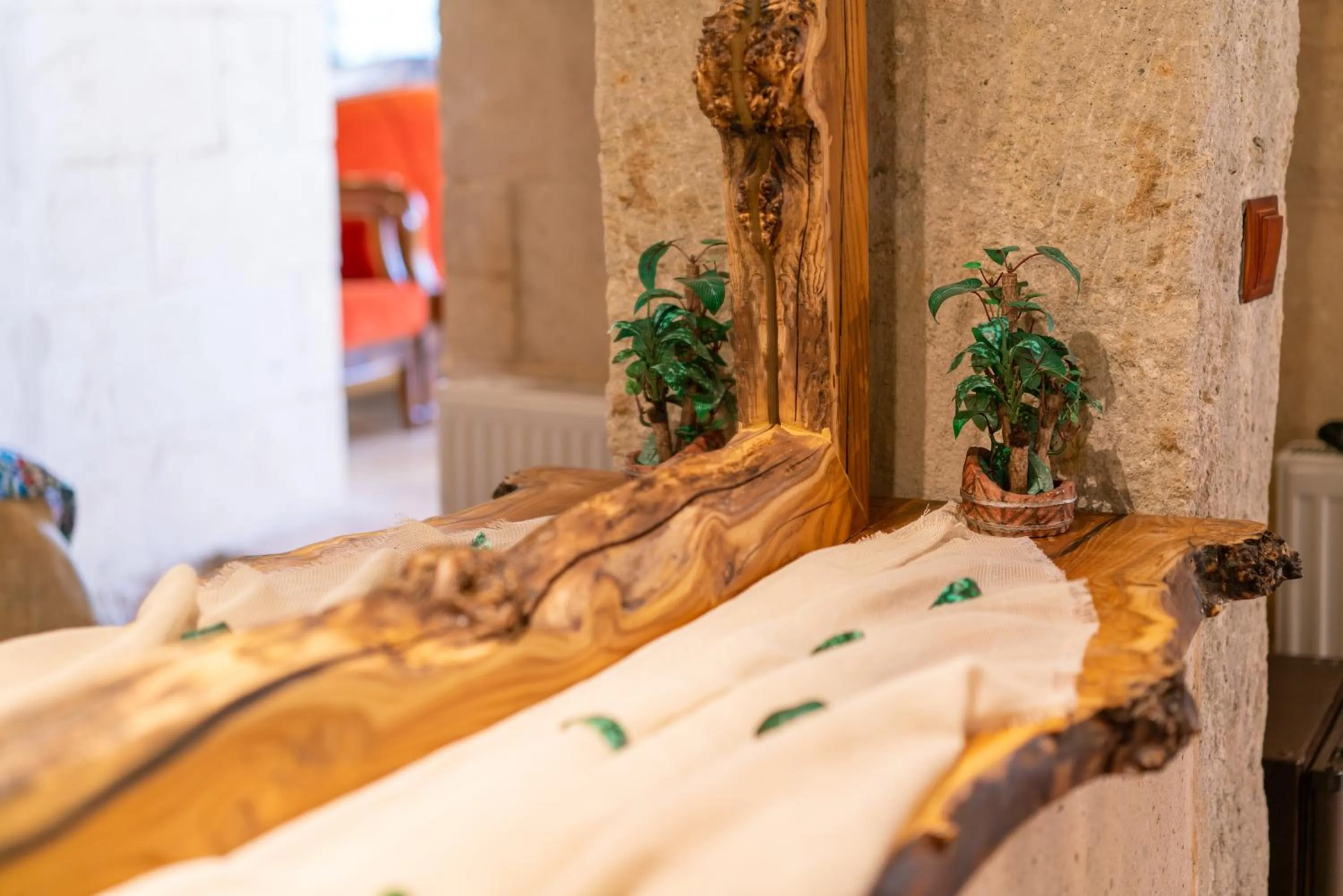 Decorative detail, Bed in Cappadocia inans Cave & Swimming Pool Hot