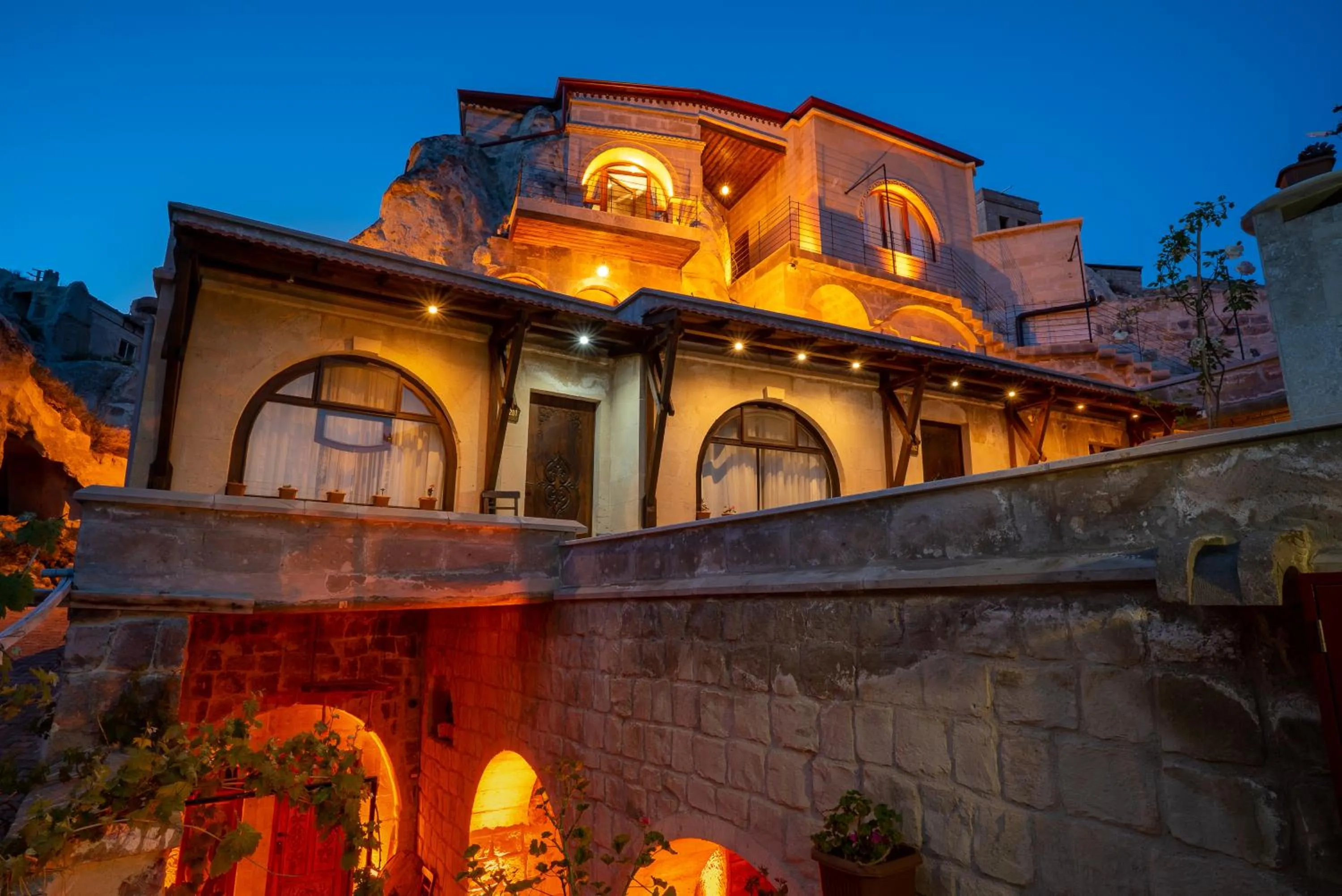 Landmark view in Cappadocia inans Cave & Swimming Pool Hot
