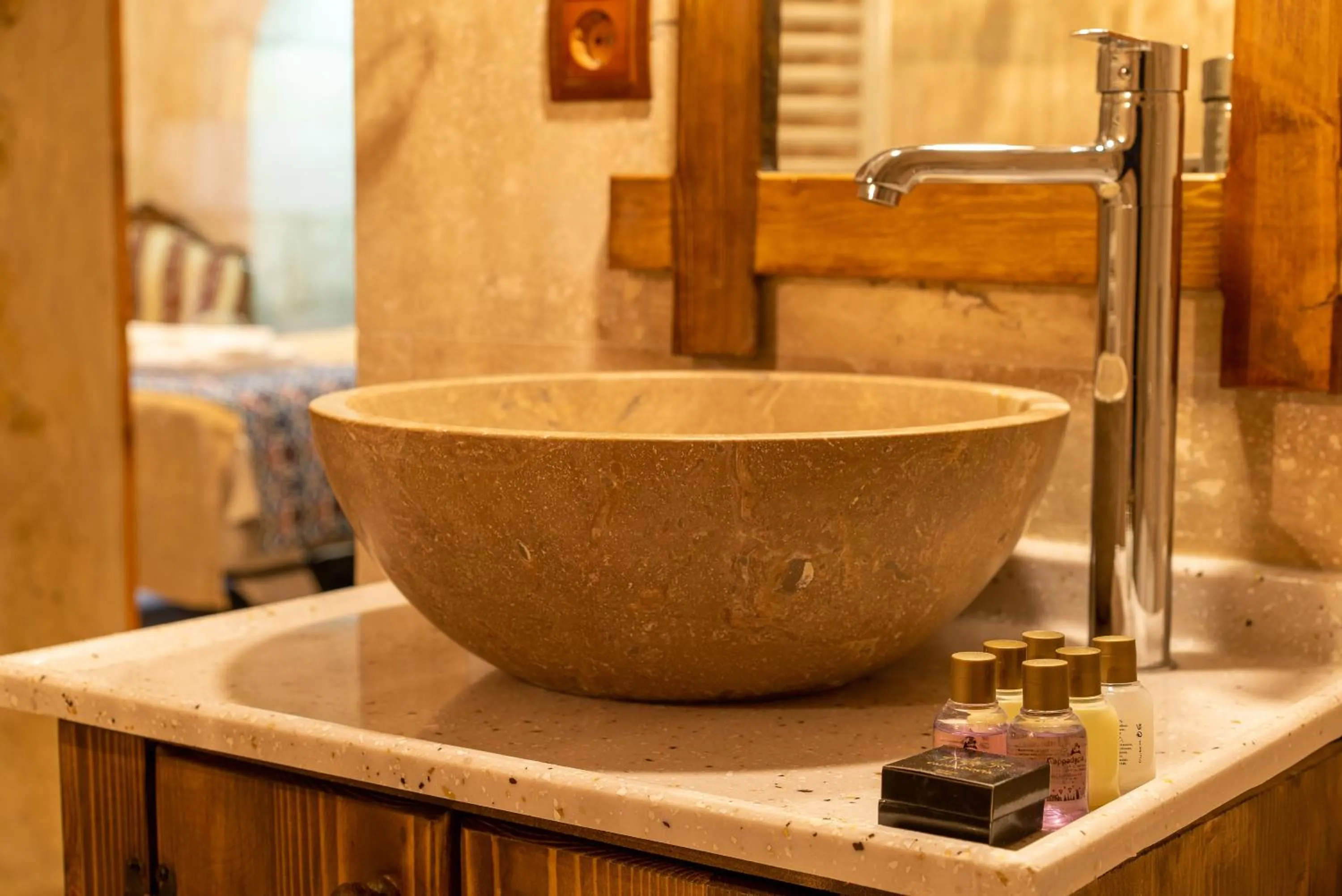 Bathroom in Cappadocia inans Cave & Swimming Pool Hot