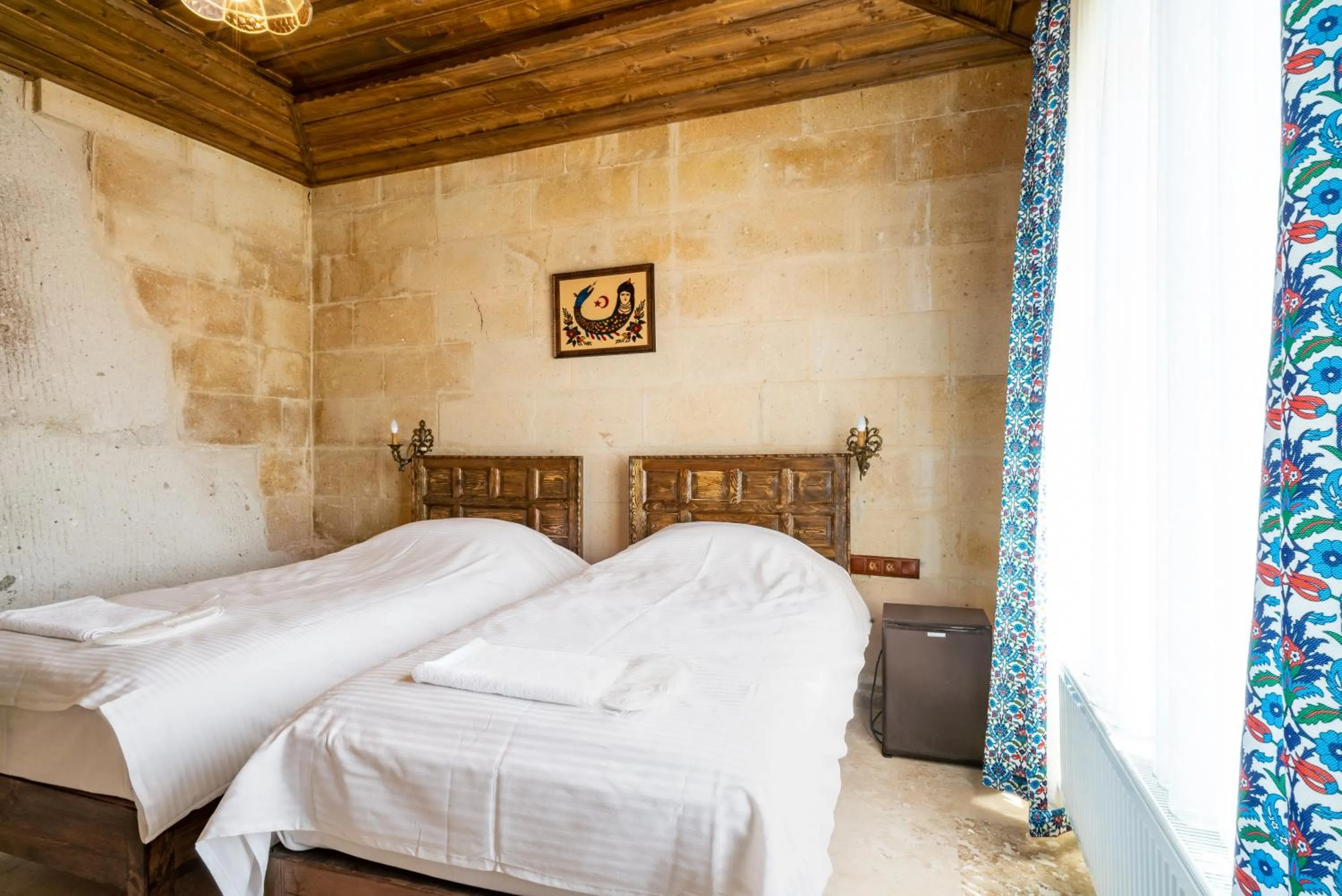 Bed in Cappadocia inans Cave & Swimming Pool Hot