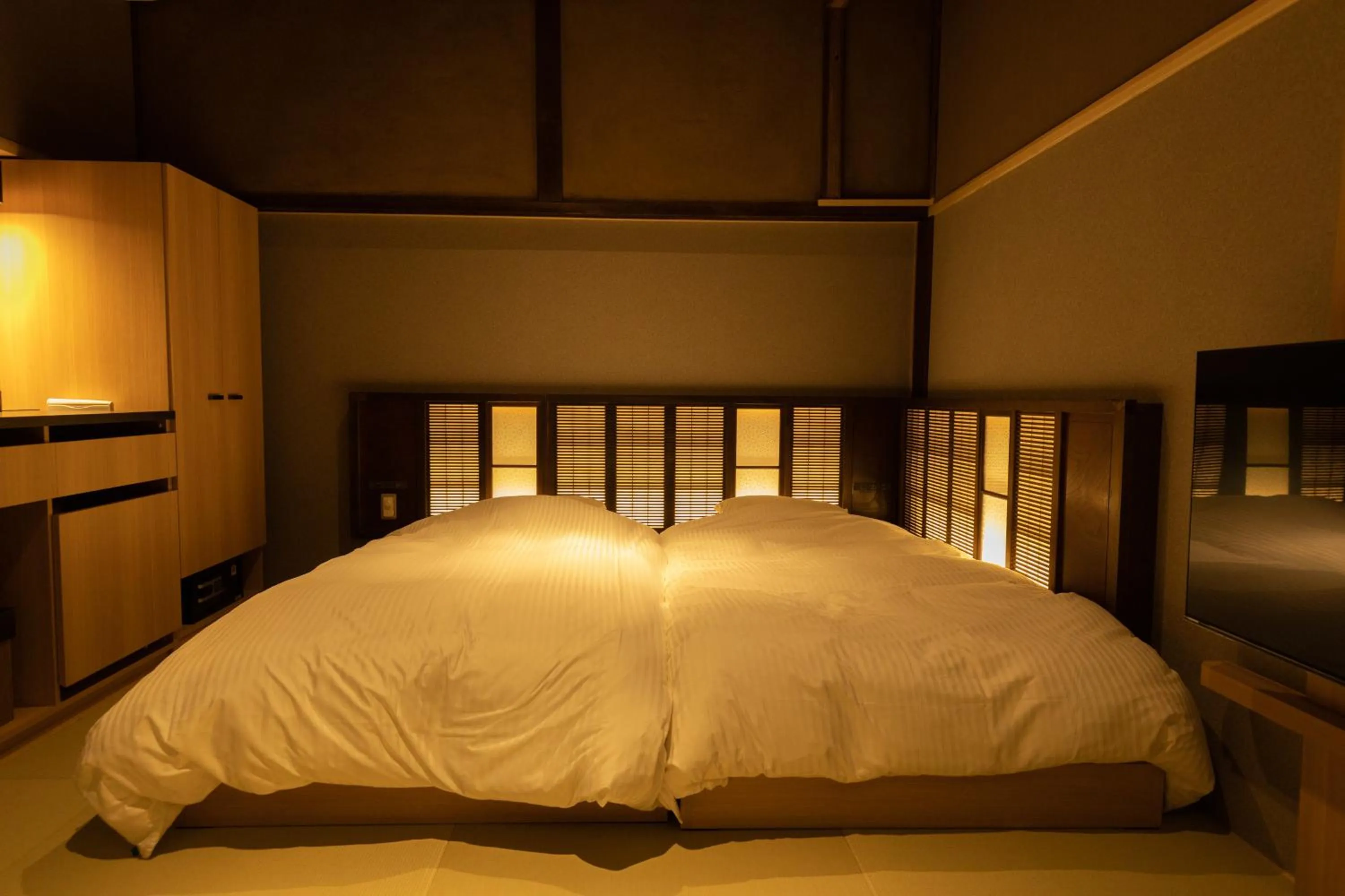 Bed in Classic ＆ modern SELF-STYLED HOTEL 番場おおそね
