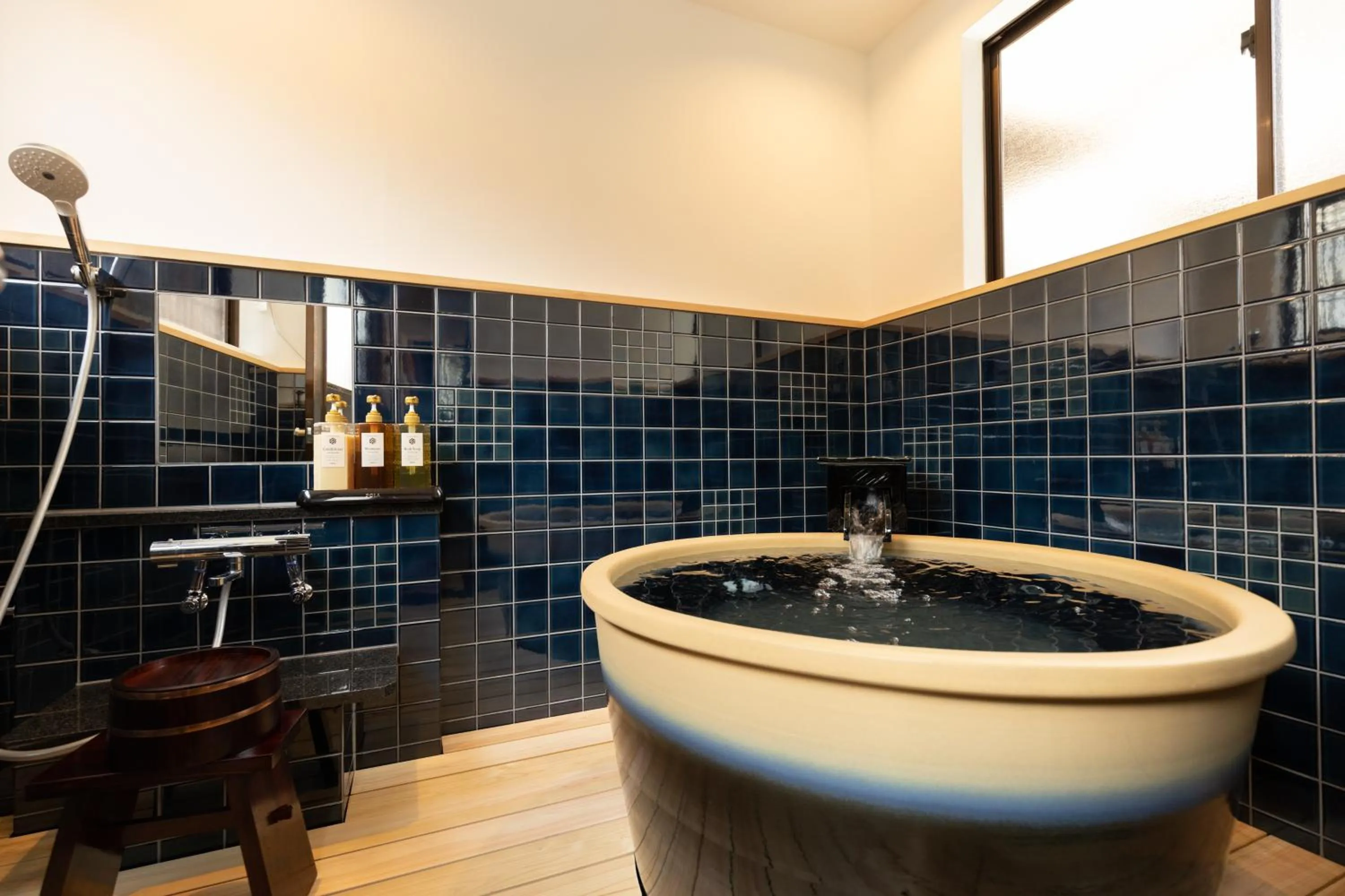 Bathroom in Classic ＆ modern SELF-STYLED HOTEL 番場おおそね