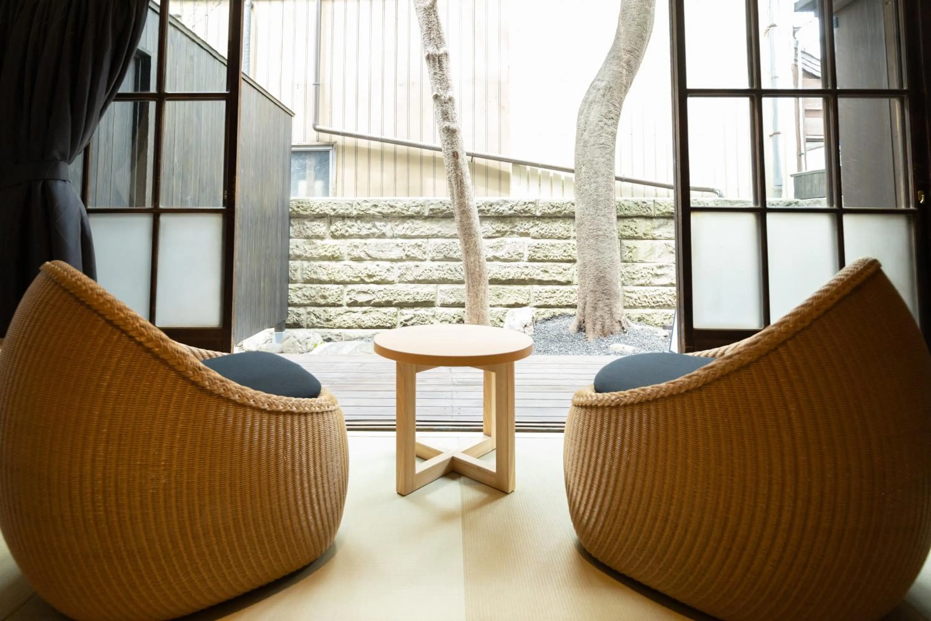 Seating area in Classic ＆ modern SELF-STYLED HOTEL 番場おおそね