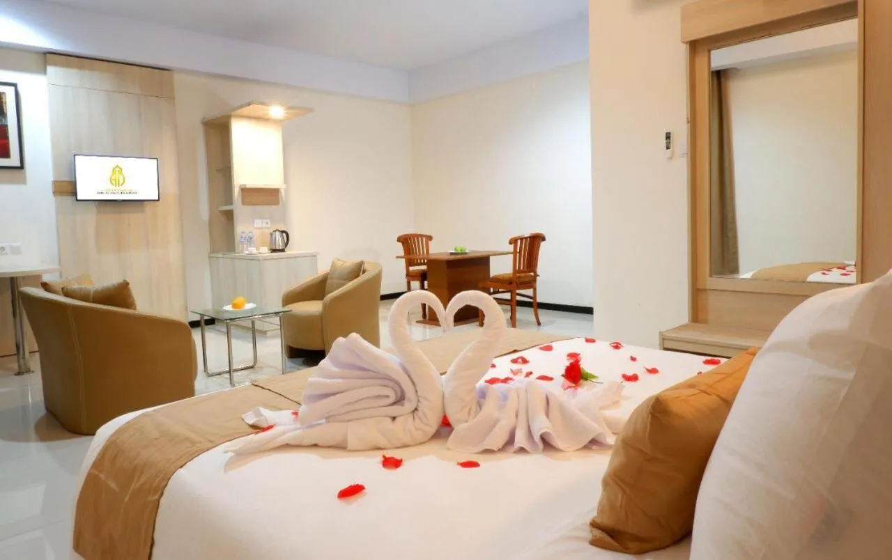 Bed in Sahid Azizah Syariah Hotel and Convention Kendari