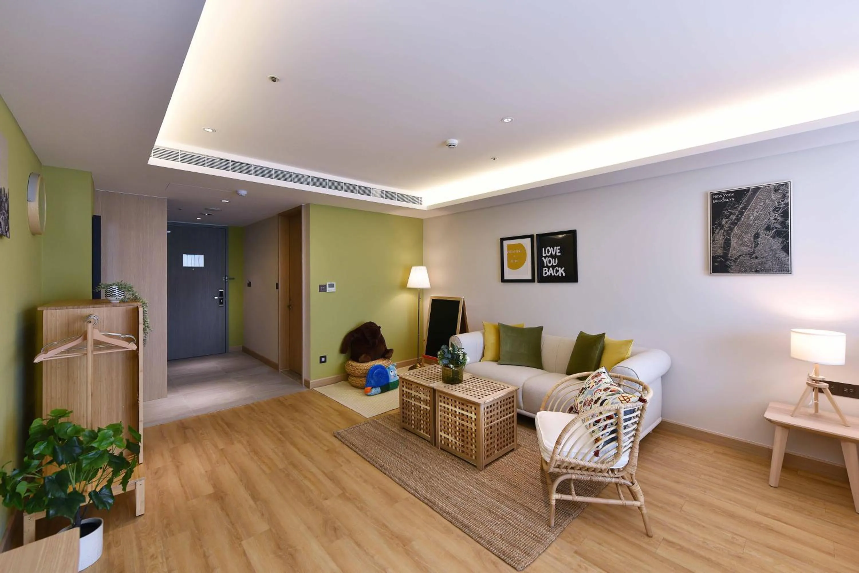 Living room in Fullon Poshtel - Kaohsiung