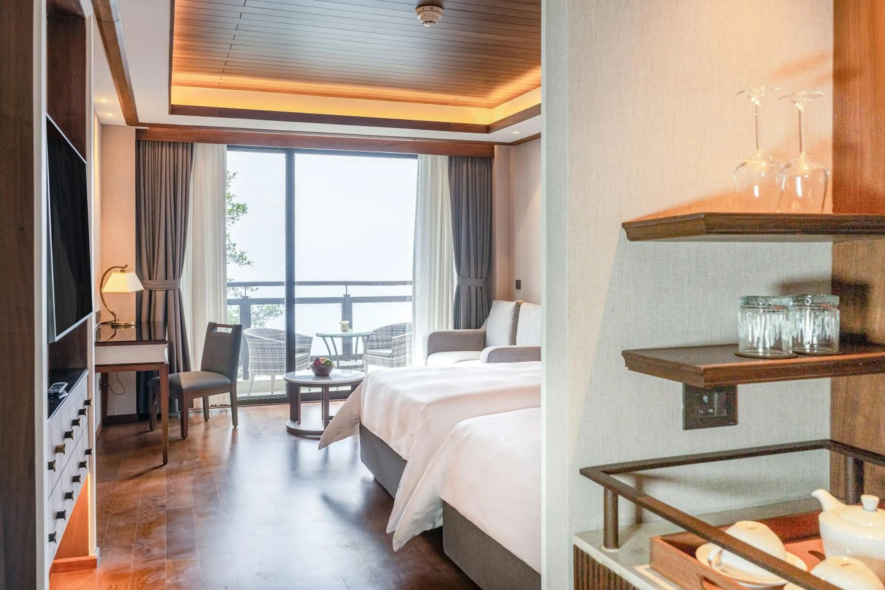 Bed in Dusit Thani Himalayan Resort Dhulikhel, Nepal