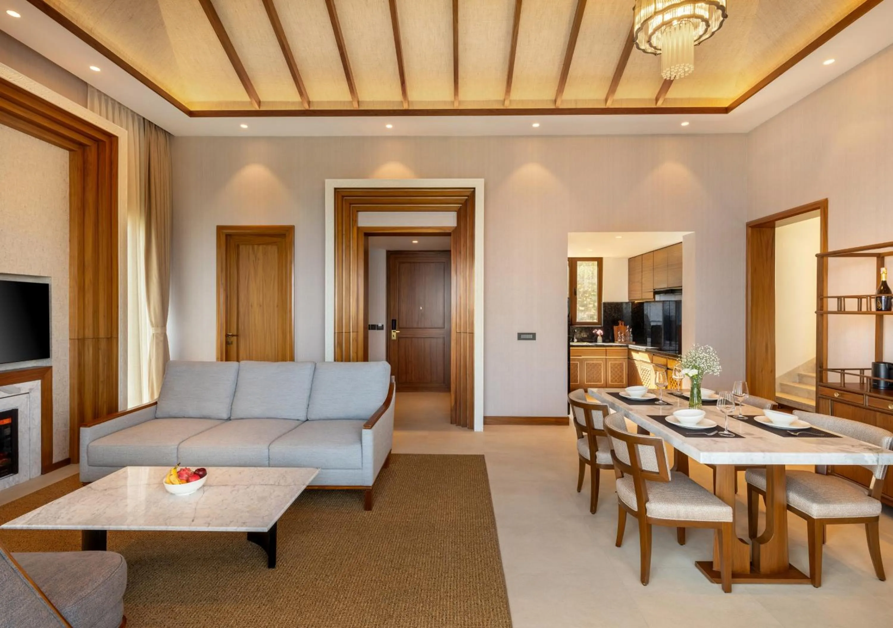 Living room in Dusit Thani Himalayan Resort Dhulikhel, Nepal