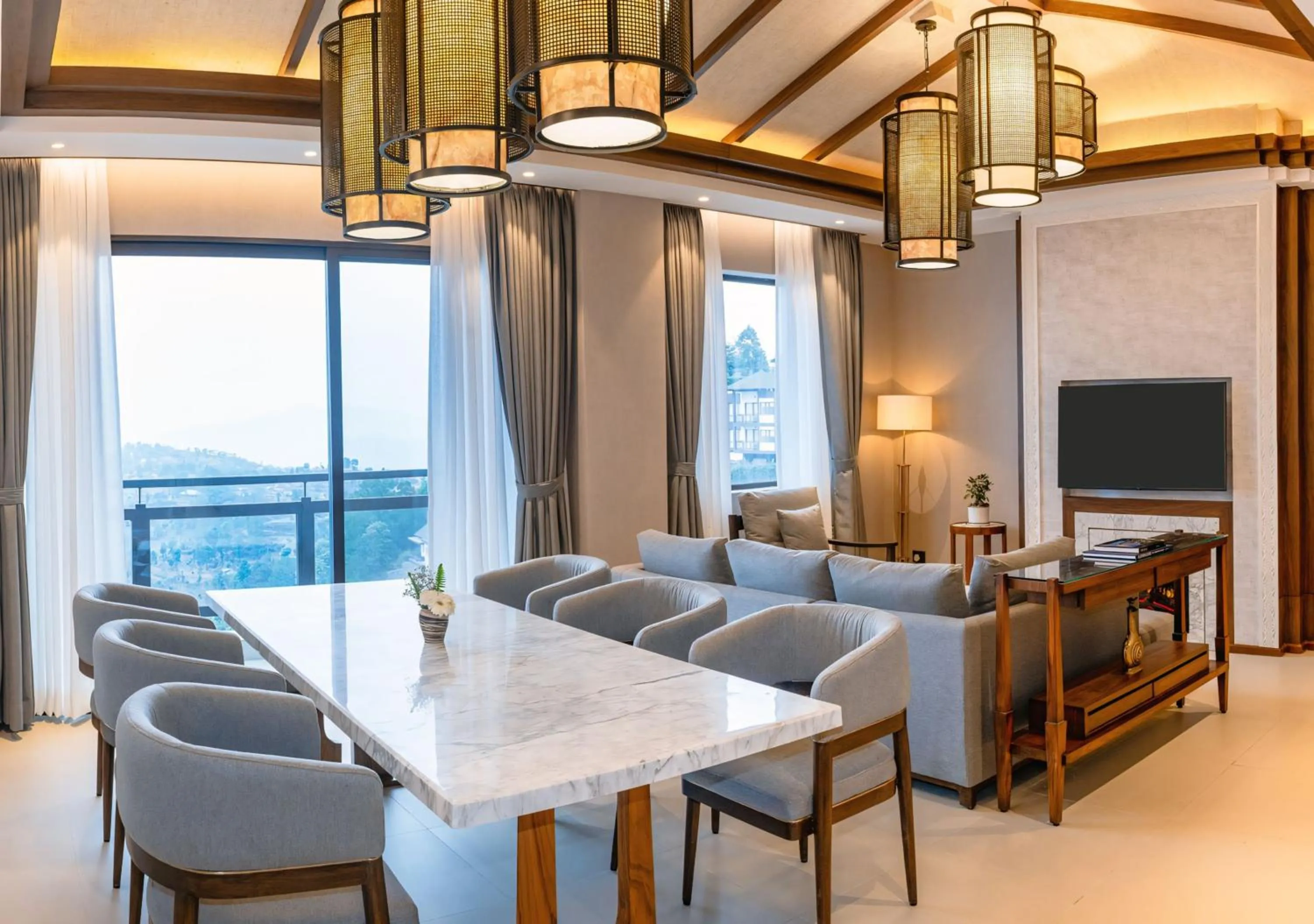 Living room in Dusit Thani Himalayan Resort Dhulikhel, Nepal