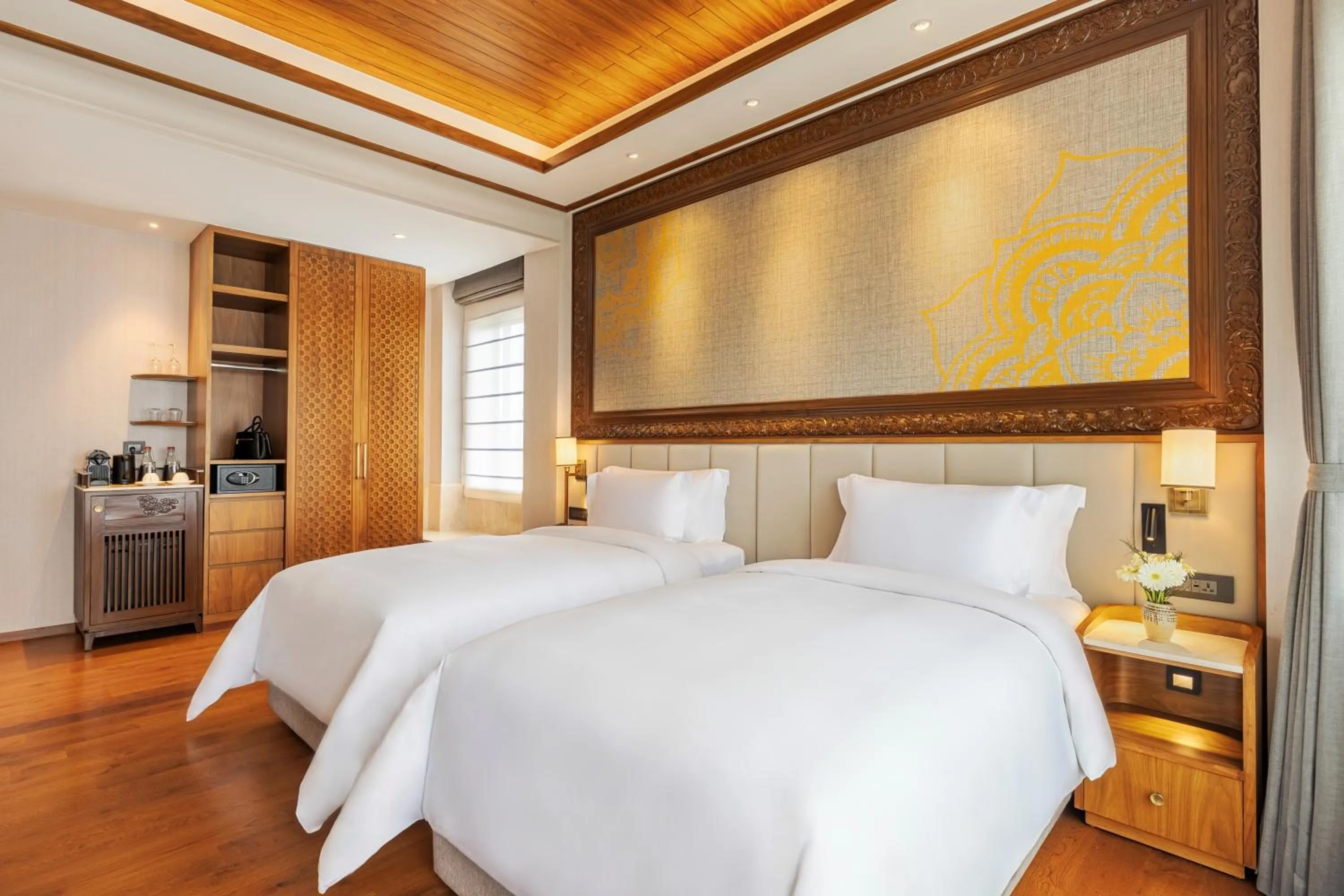 Bed in Dusit Thani Himalayan Resort Dhulikhel, Nepal