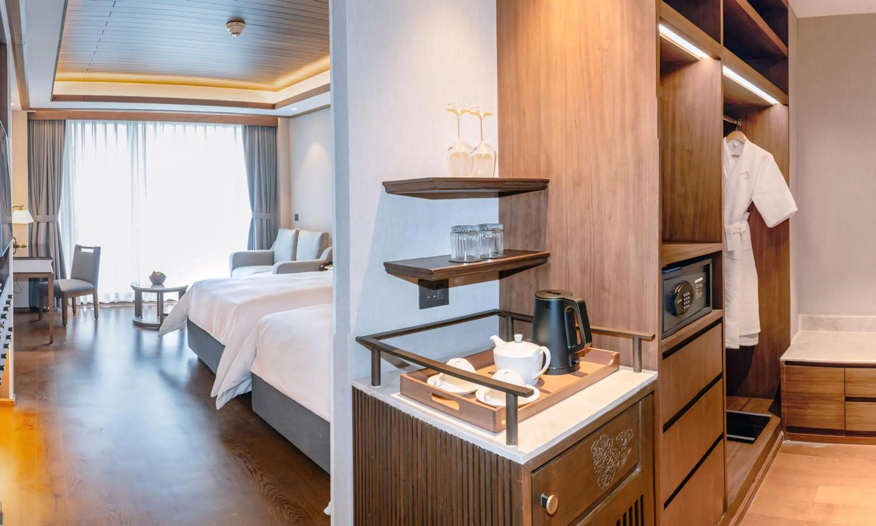 Bed in Dusit Thani Himalayan Resort Dhulikhel, Nepal