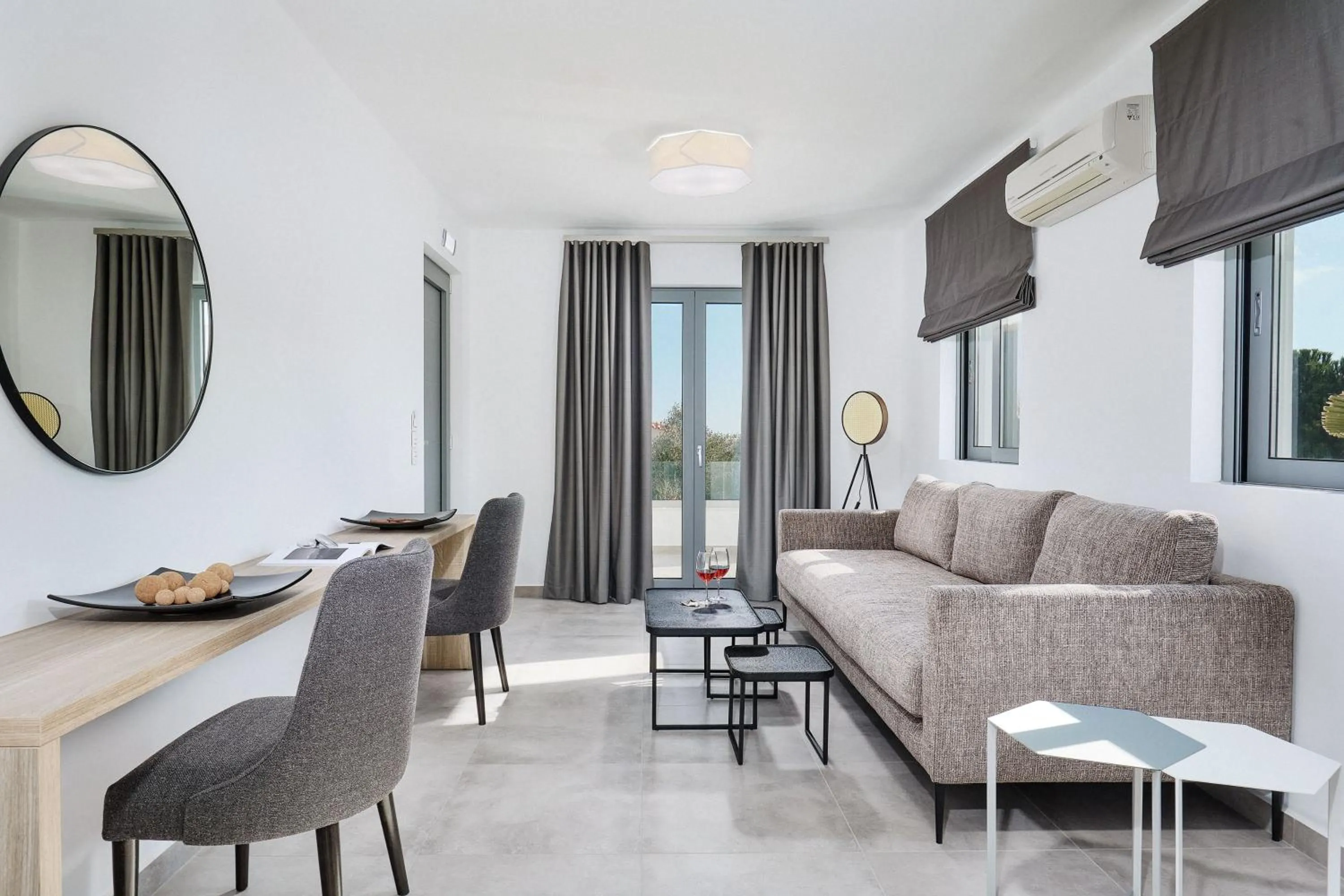 Living room in Quattro Suites