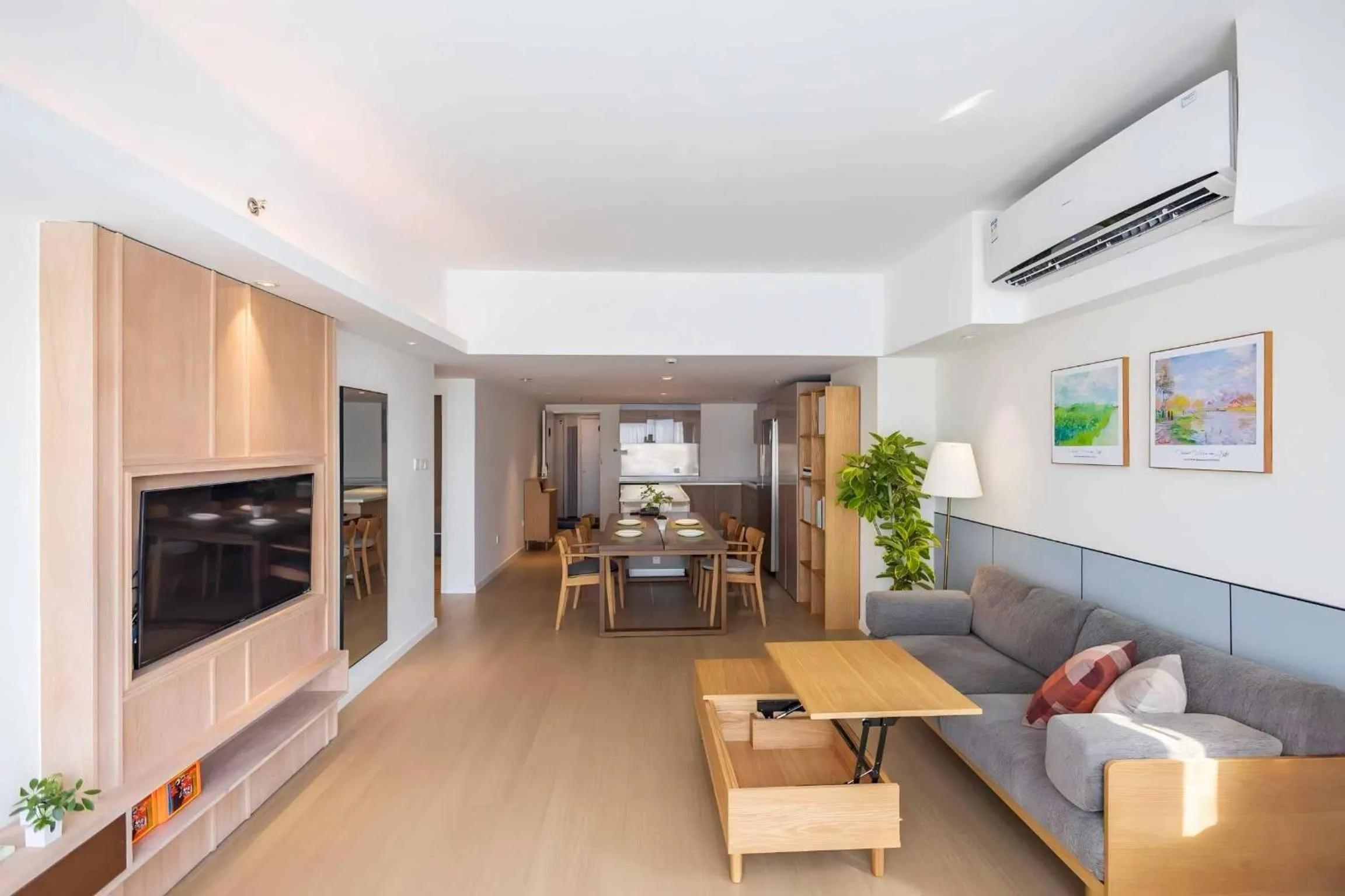 Living room in Citadines Apart'hotel Shanghai Jing'an Temple