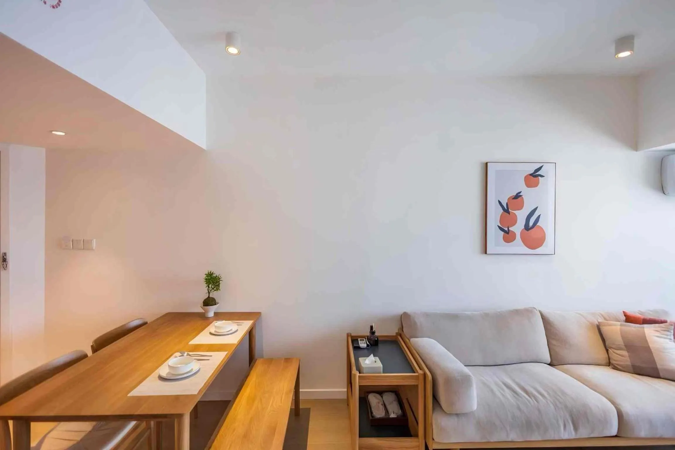 Living room in Citadines Apart'hotel Shanghai Jing'an Temple