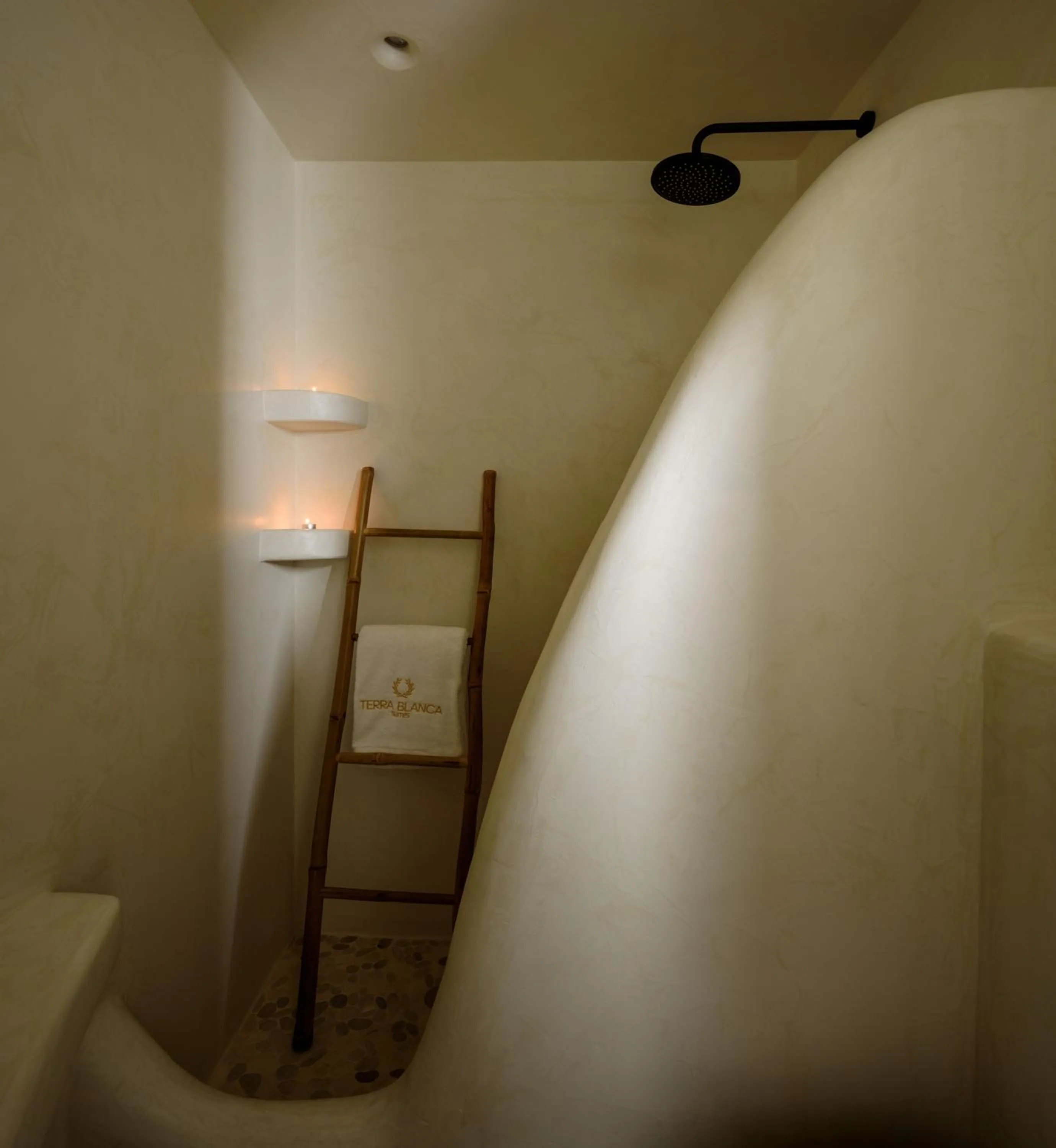 Shower in Terra Blanca Suites