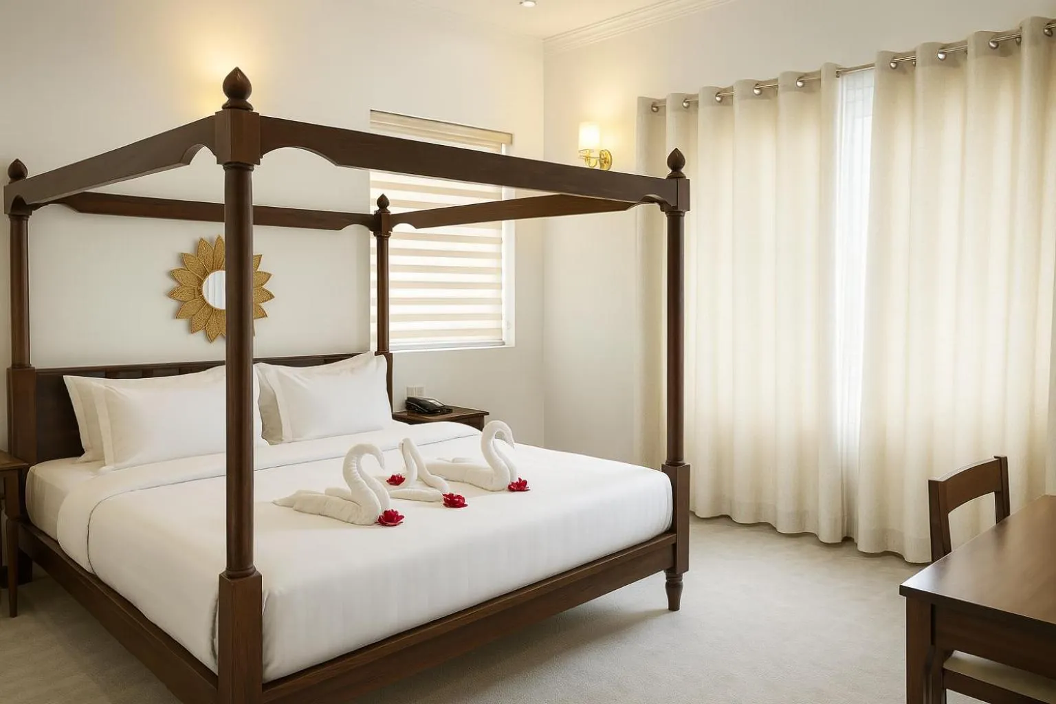 Bedroom, Bed in The Sky Imperial Pavoreal Jungle Resort