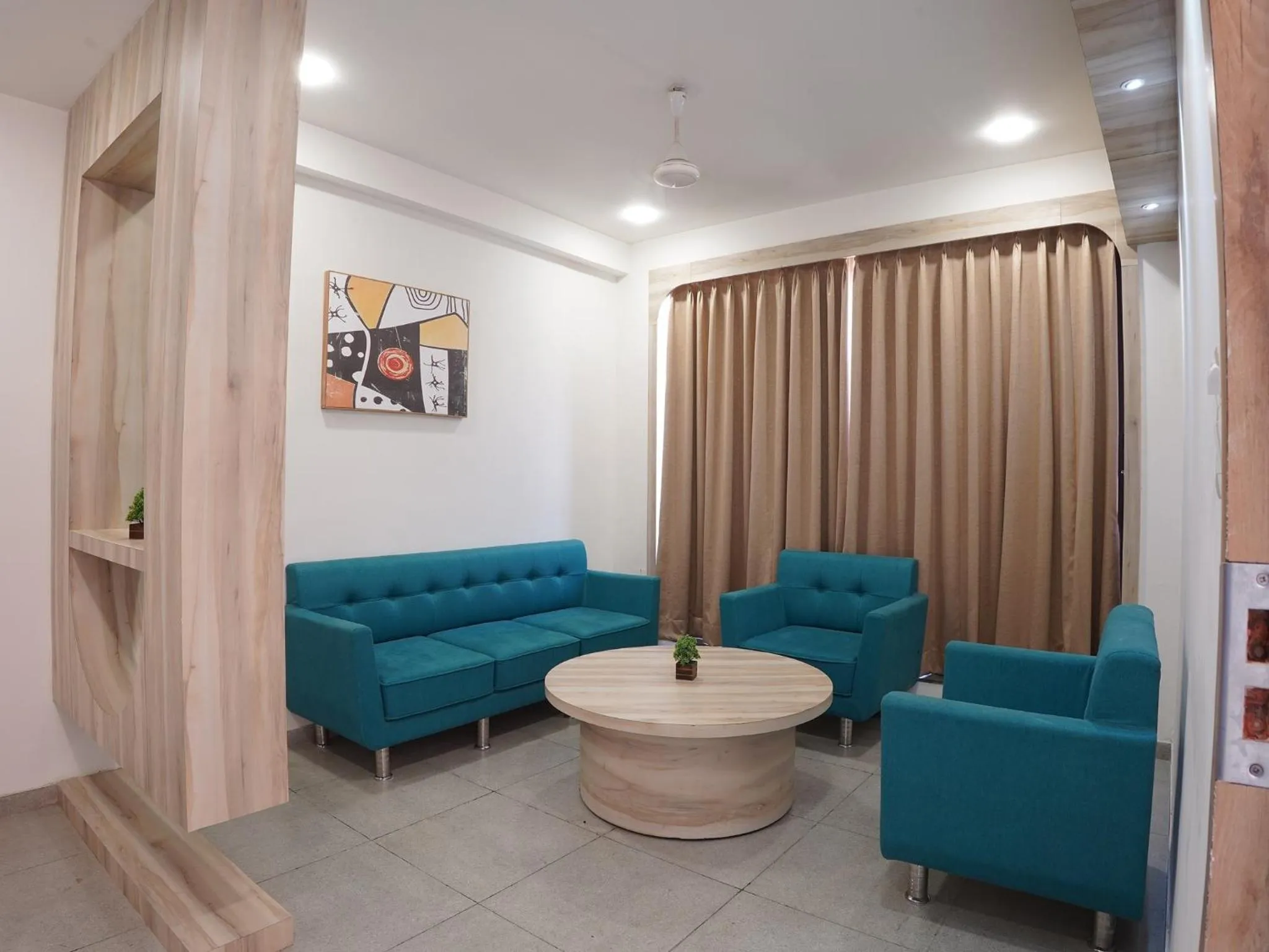 Living room in Palette by CheckIn The Royal Castle Resort Rajkot