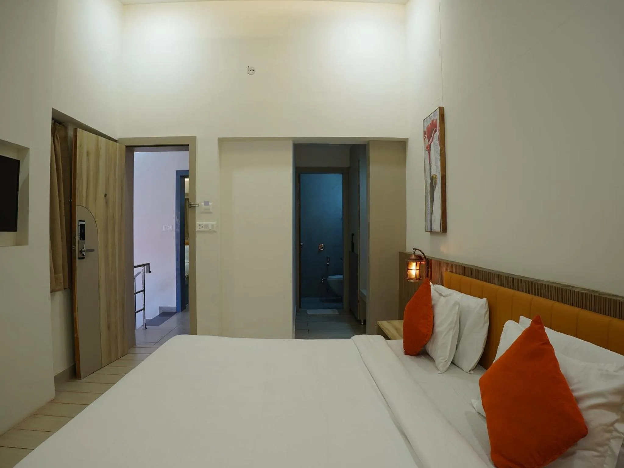 Bed in Palette by CheckIn The Royal Castle Resort Rajkot