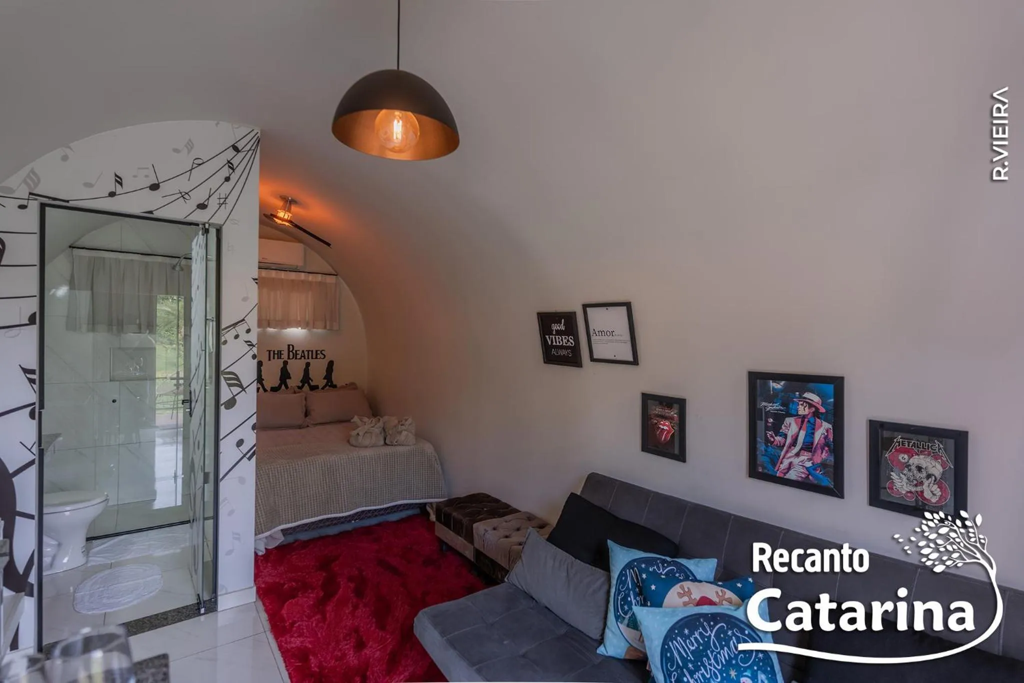 Photo of the whole room, Bed in Recanto Catarina