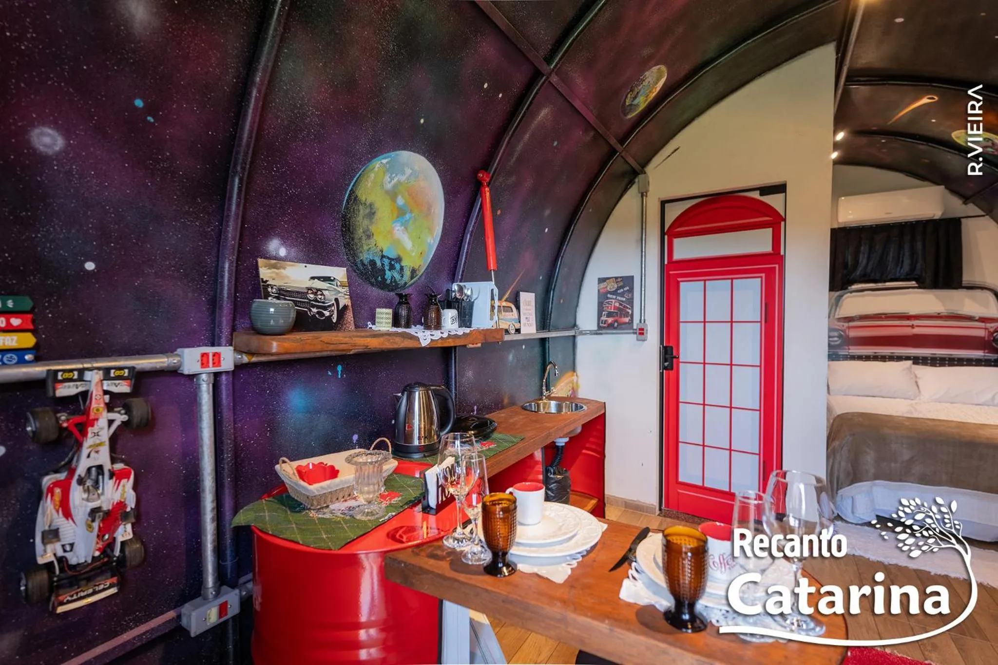 Dining area in Recanto Catarina