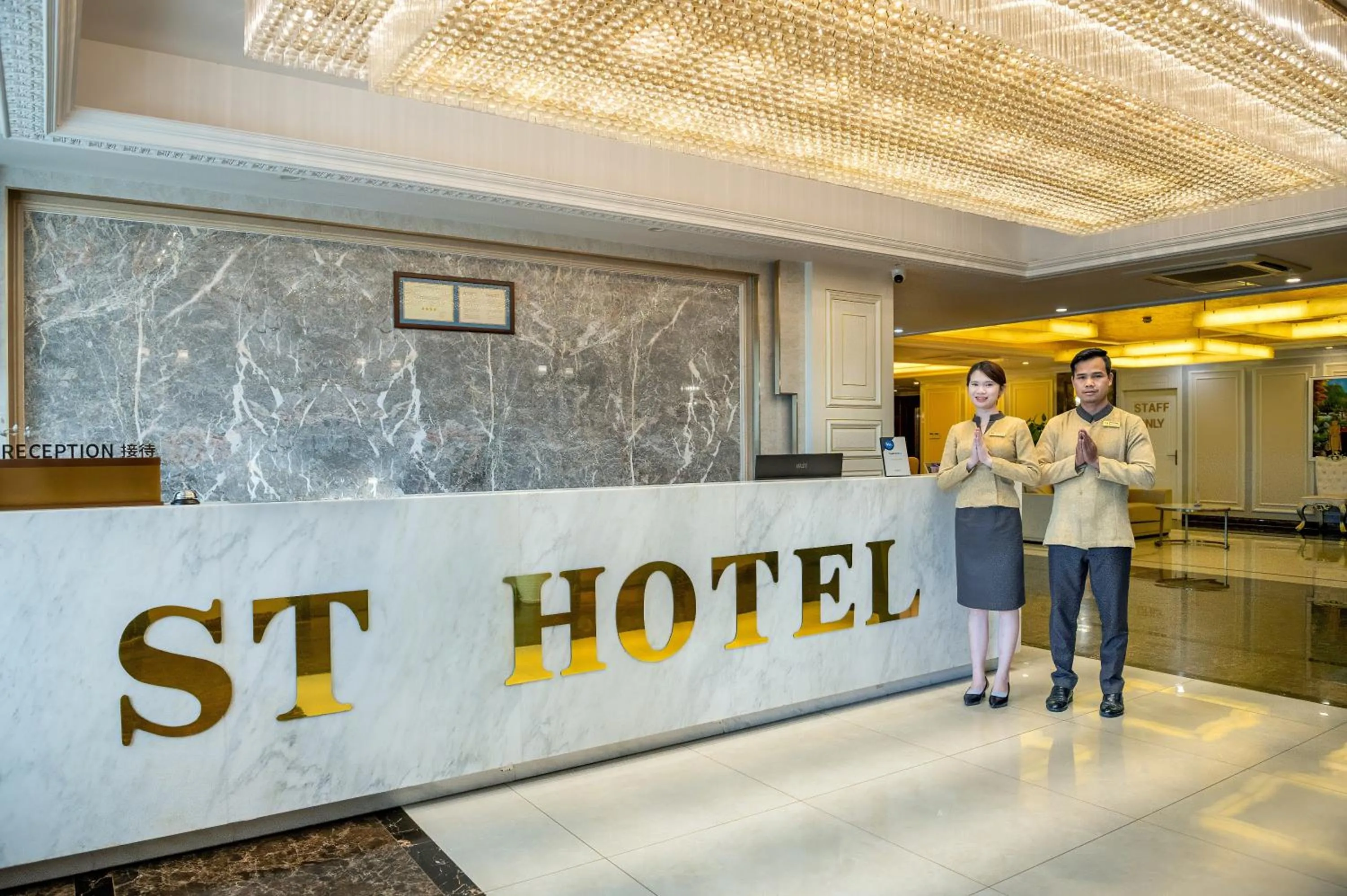 Staff in ST Hotel Wattay Airport