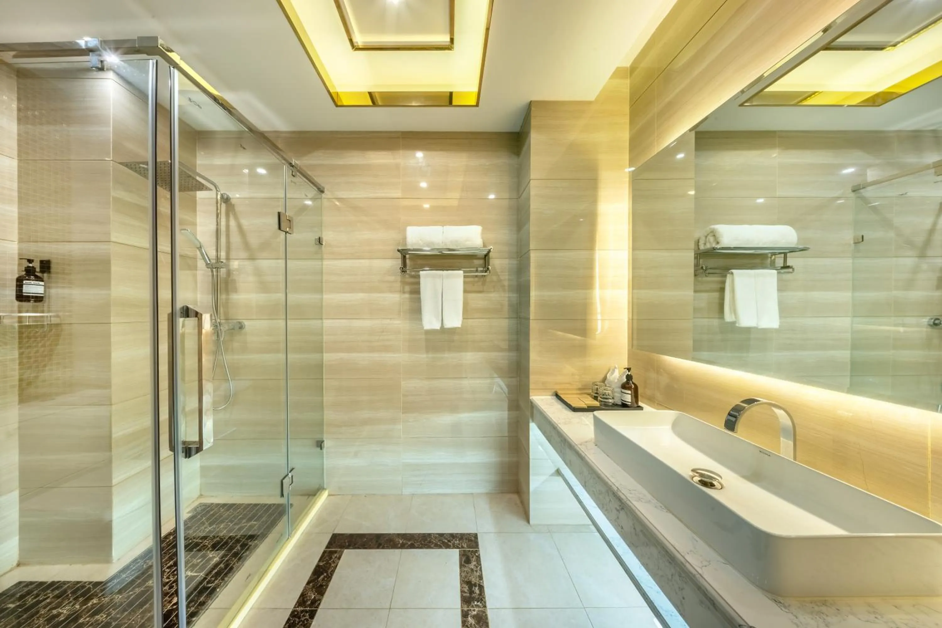 Shower in ST Hotel Wattay Airport