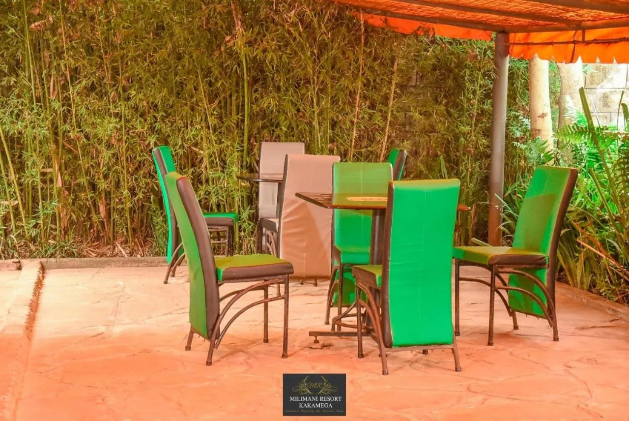 Seating area in Milimani Resort Kakamega