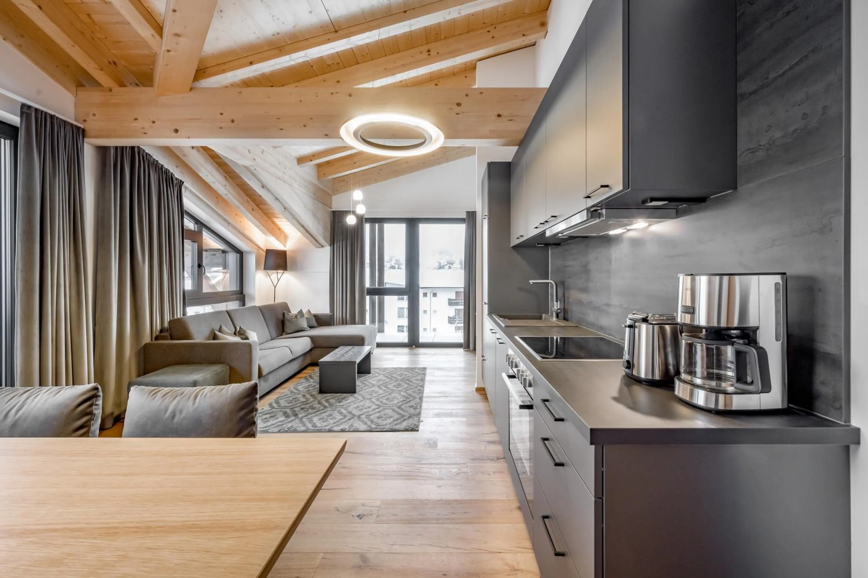 Living room in Summit Seefeld