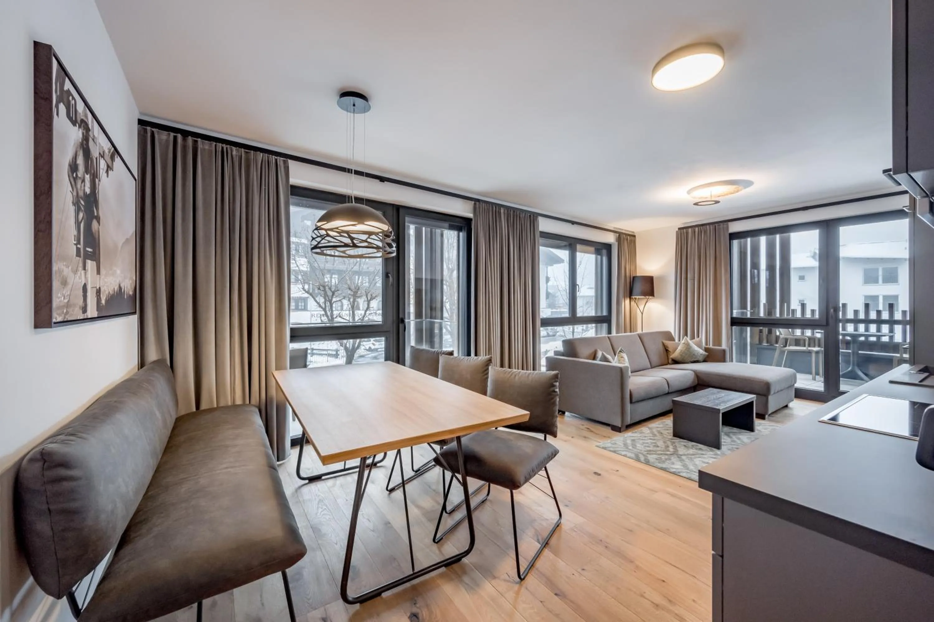 Living room in Summit Seefeld