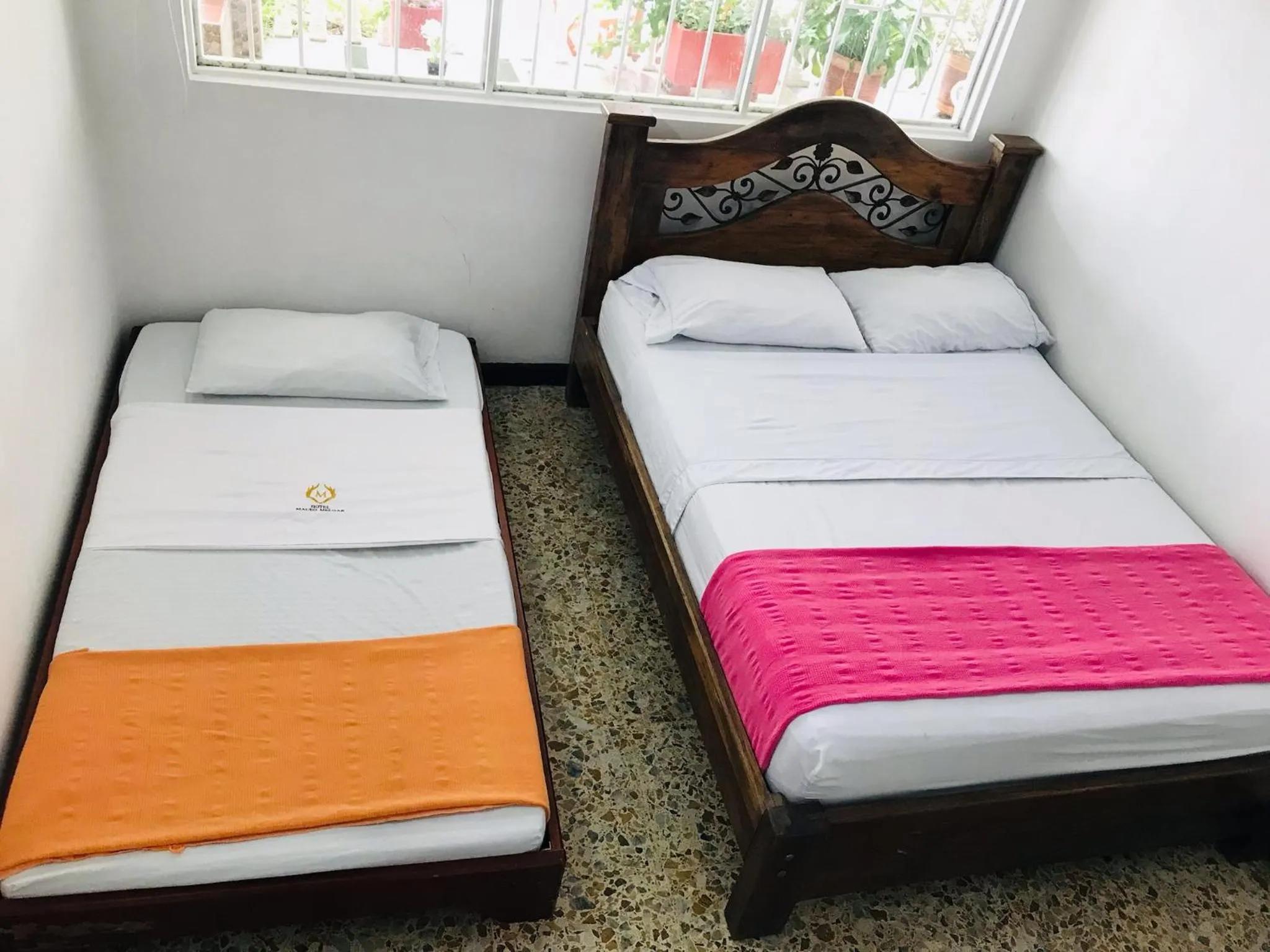 Bed in HOTEL MACEO MELGAR