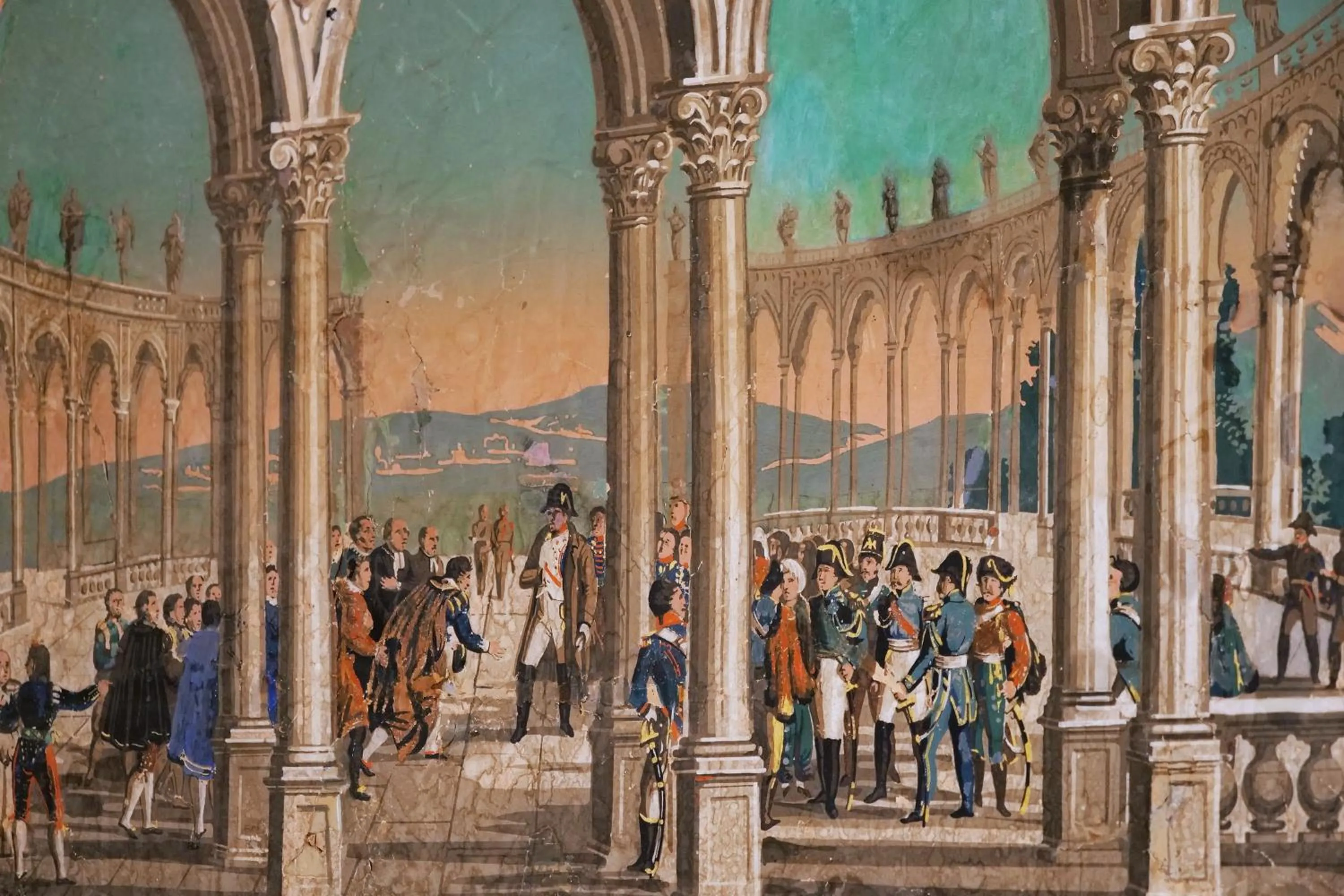 Decorative detail in Delcorto Suites