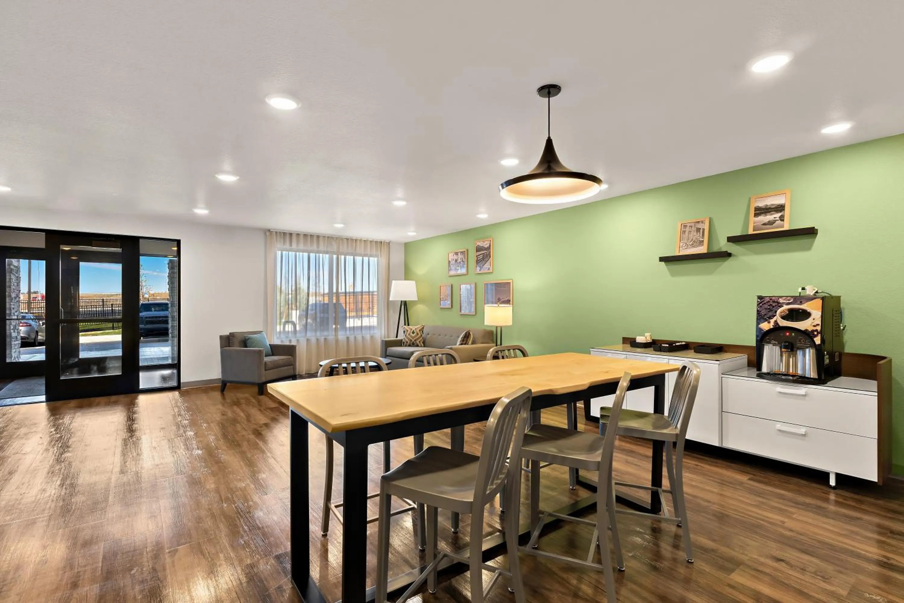 Lobby or reception in WoodSpring Suites Fort Collins