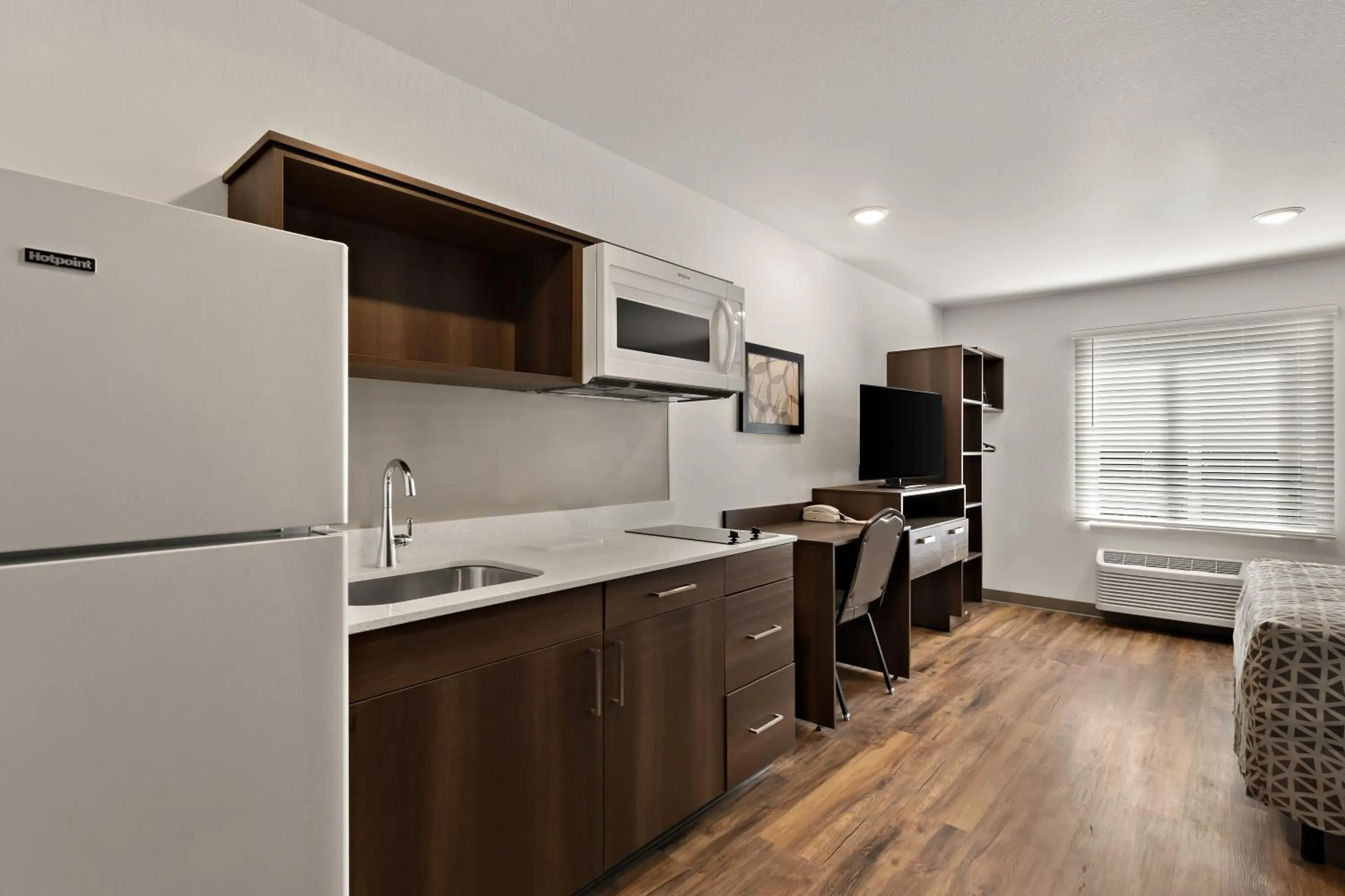 Kitchen or kitchenette in WoodSpring Suites Fort Collins