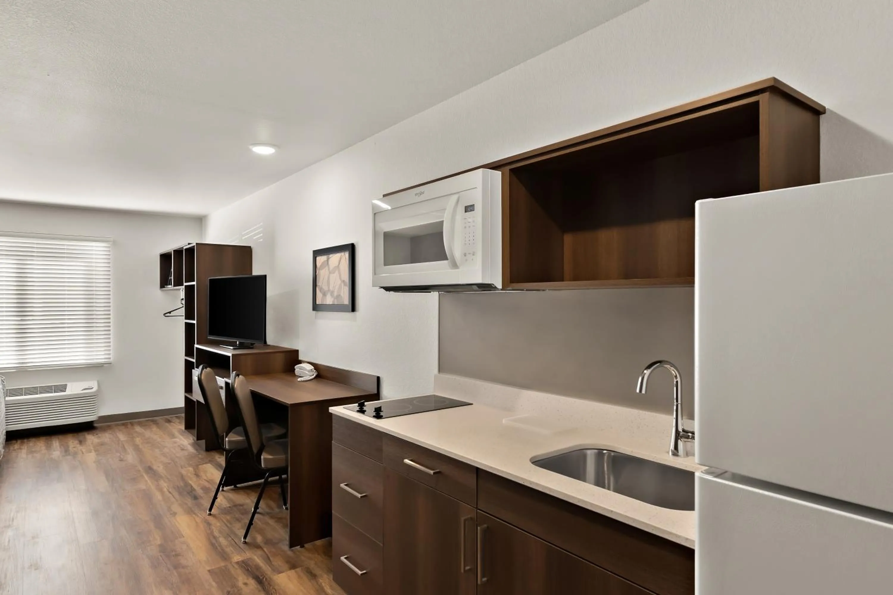 Kitchen or kitchenette in WoodSpring Suites Fort Collins