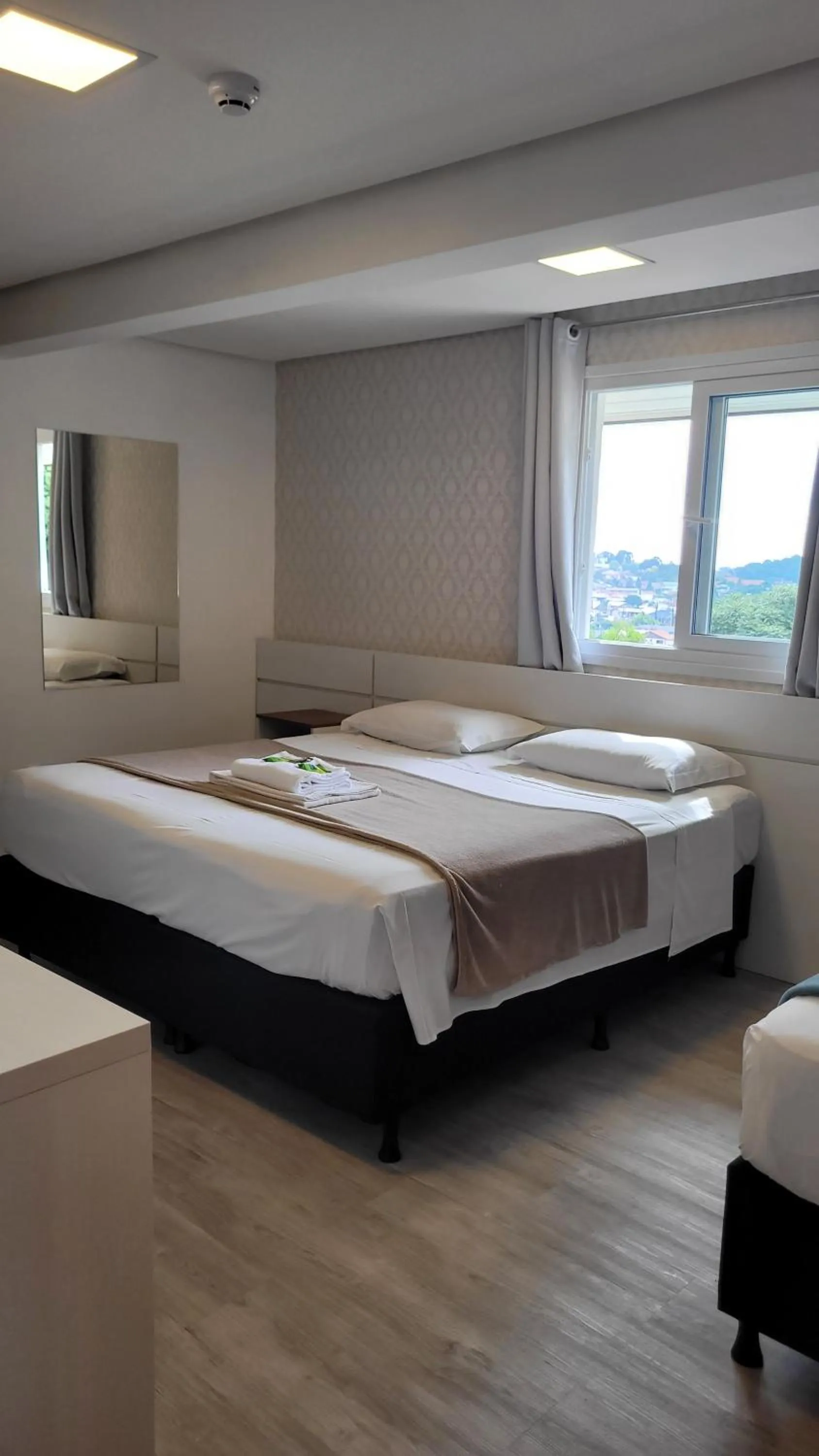 View (from property/room), Bed in Hotel Golden Hills