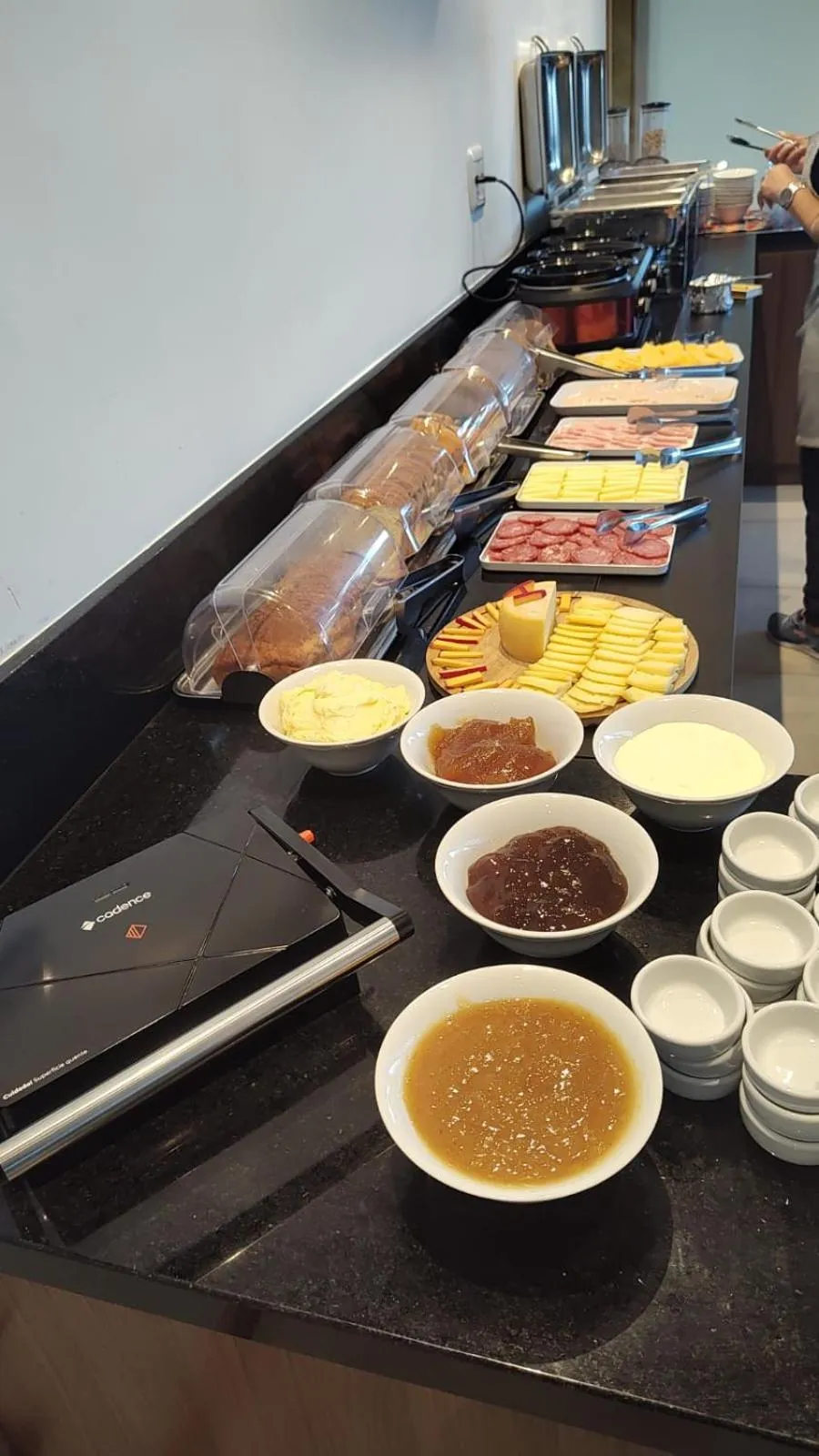 Buffet breakfast in Hotel Golden Hills