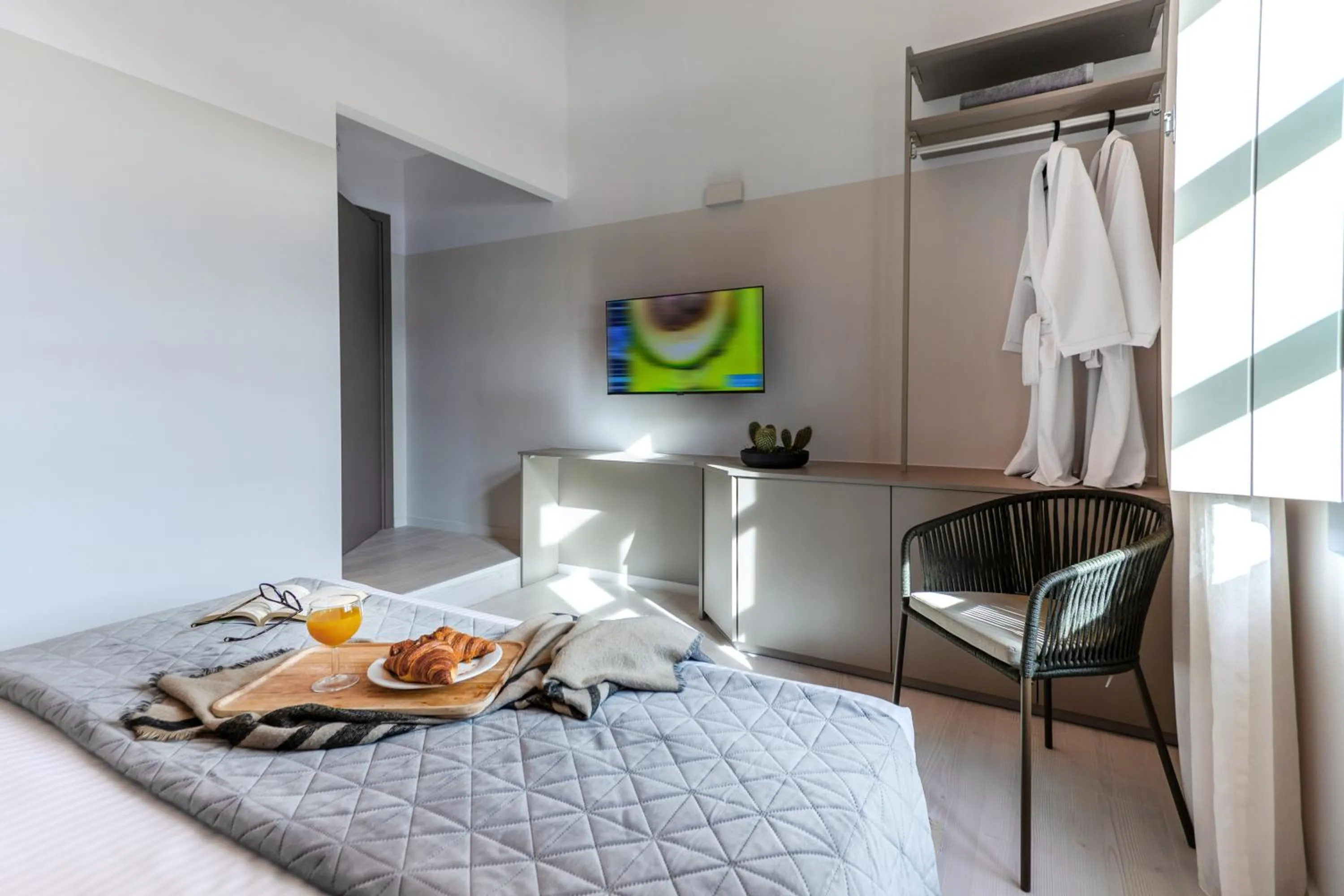 Bed in Octavia Rooms