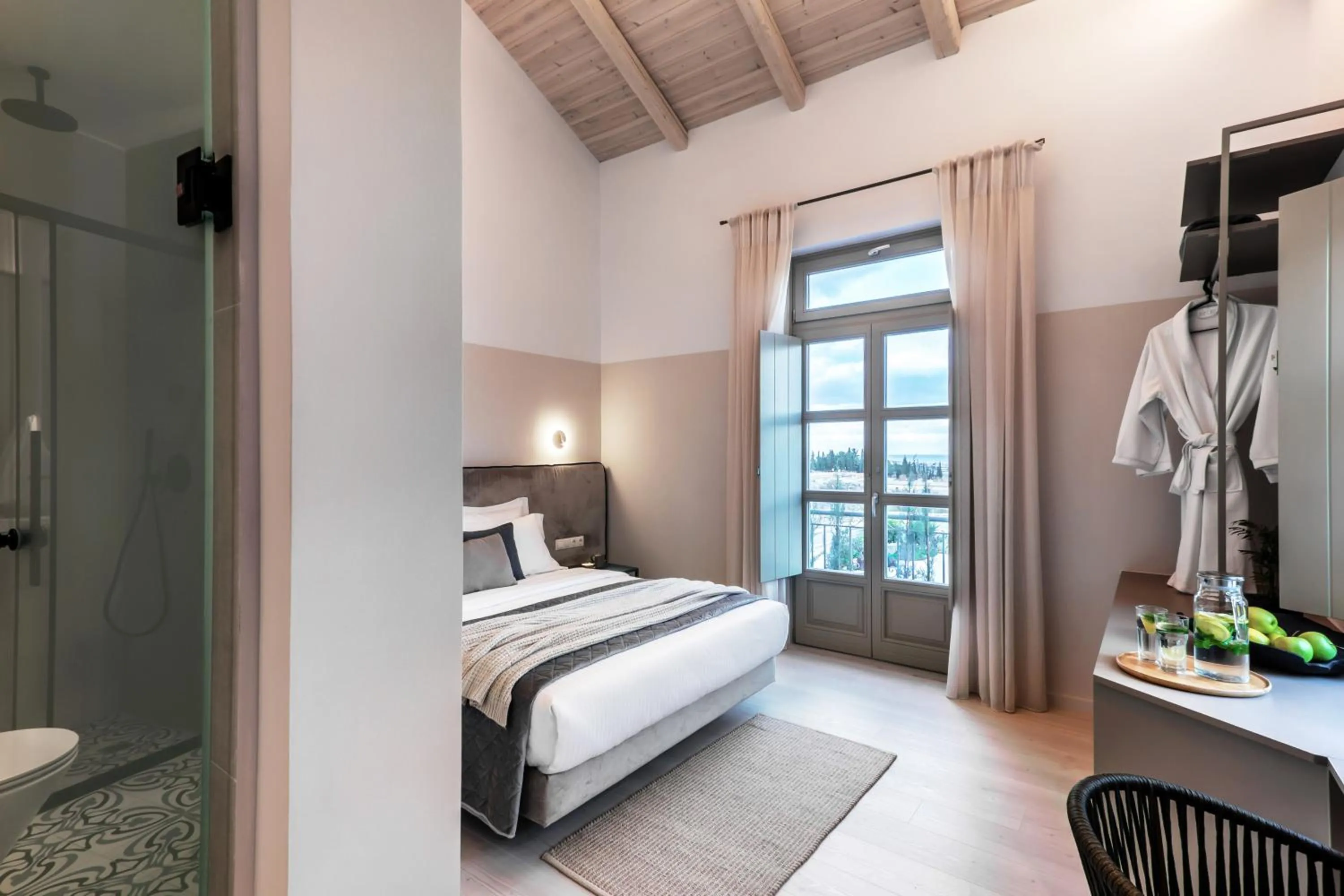 Bed in Octavia Rooms